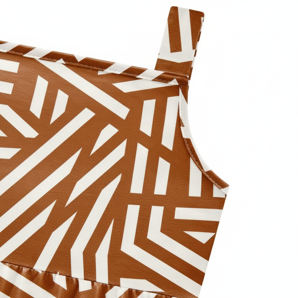 Vestido Infantil Kyly Estampa Geométrica