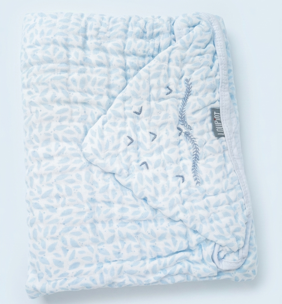 Toalhão de Banho Infantil Soft Loupiot Clean Bordada 100% Algodão 100x85 Cm