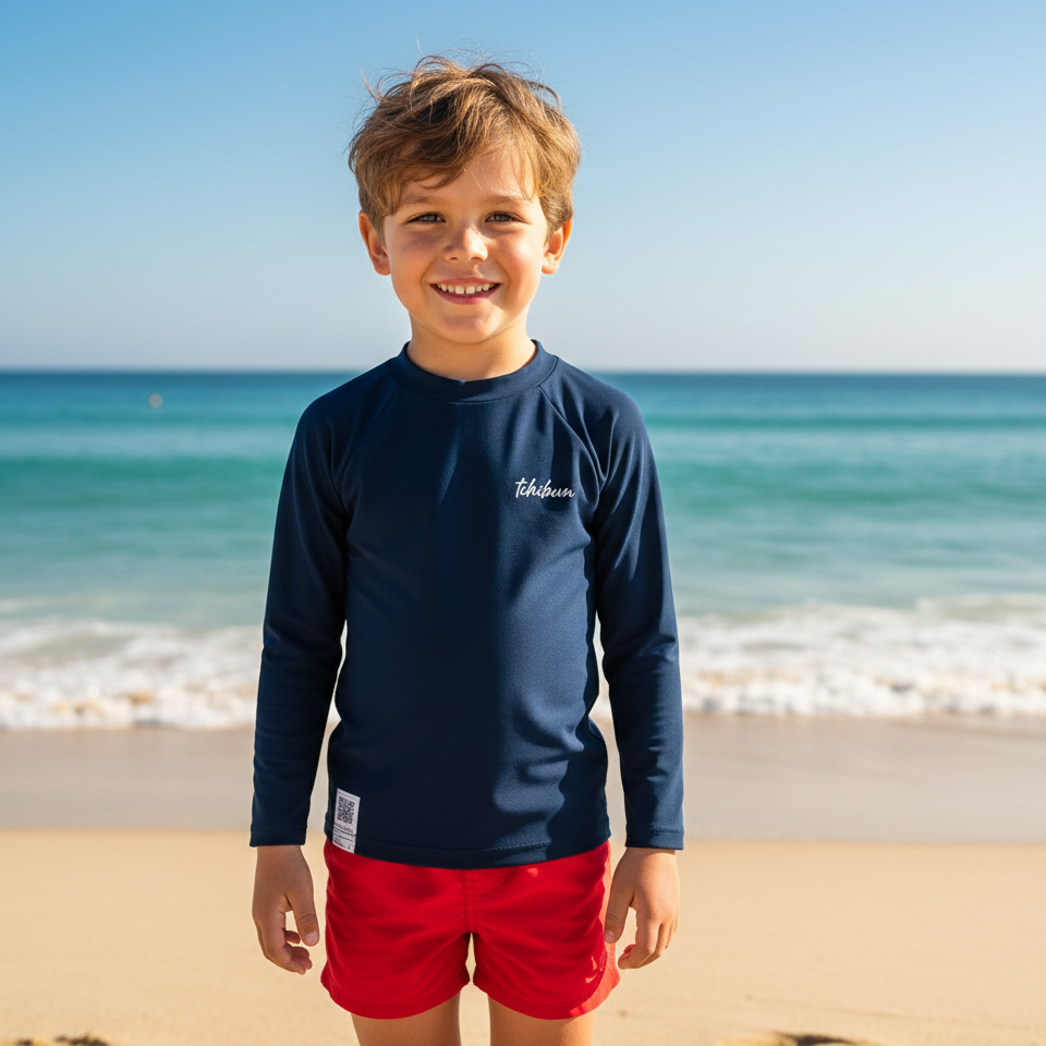 Blusa Infantil Kamylus Manga Longa Tchibum Dry Fit UV50+