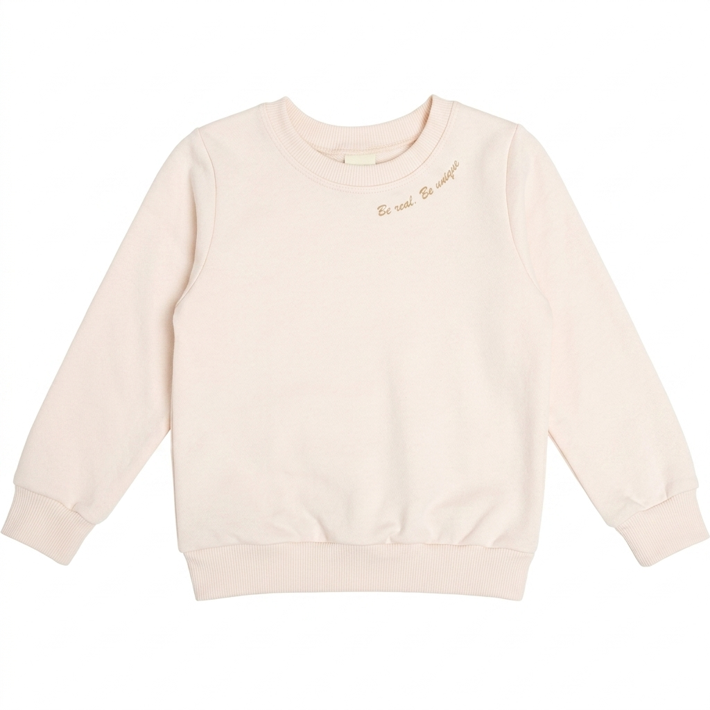 Conjunto Infantil Menina Have Fun Be Real em Moletom e Molecotton