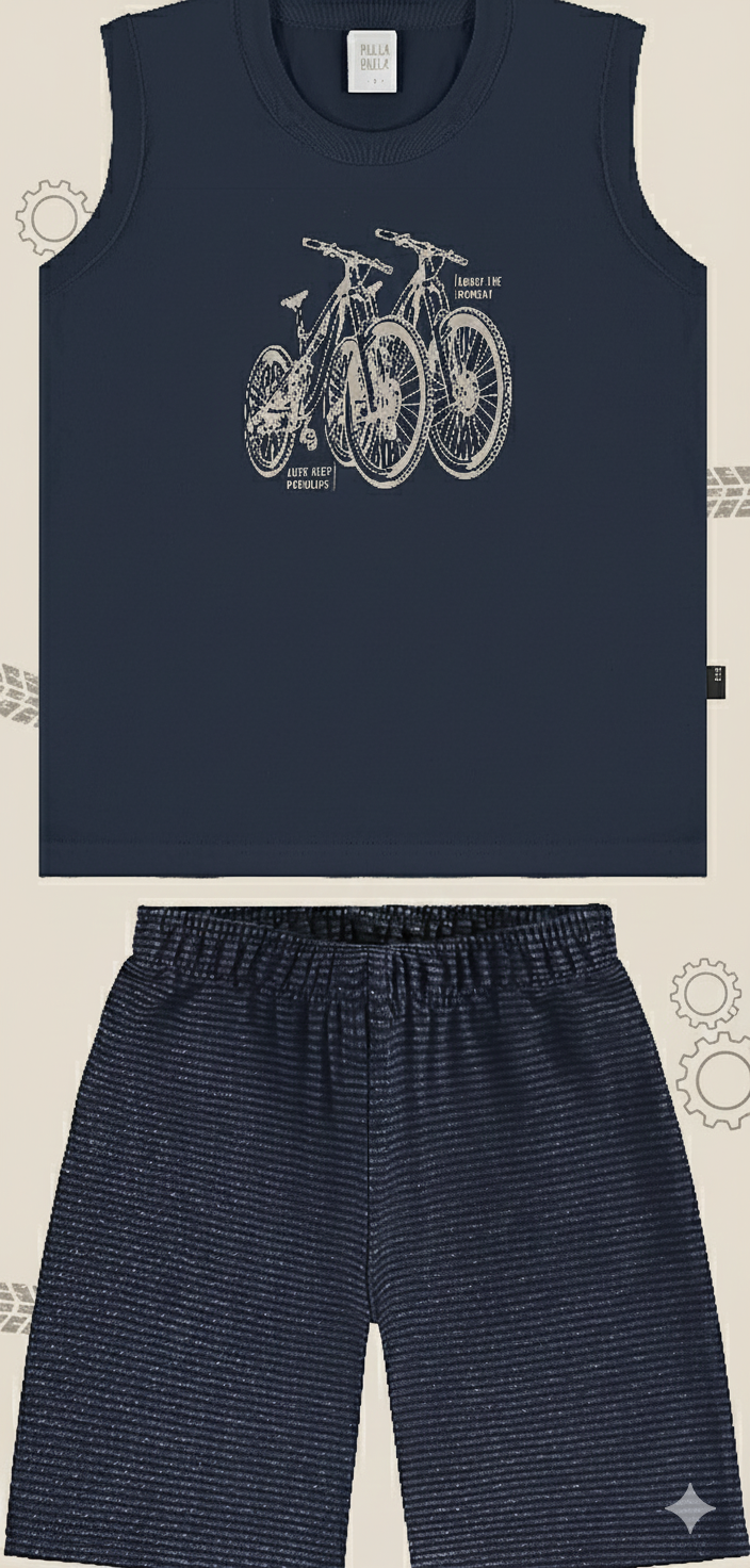 Conjunto Infantil Masculino Pulla Bulla Enjoy The Moment – Conforto e Estilo para o Dia a Dia