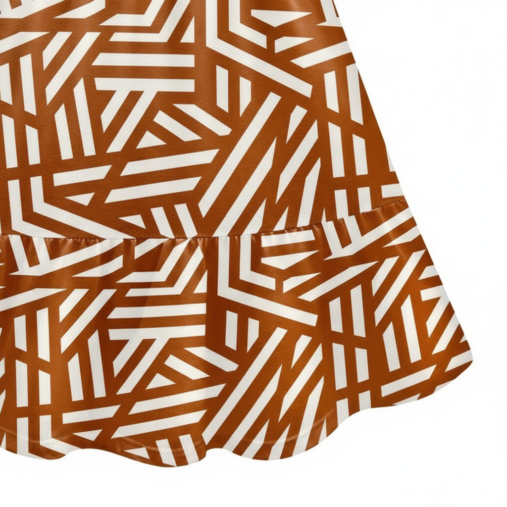 Vestido Infantil Kyly Estampa Geométrica