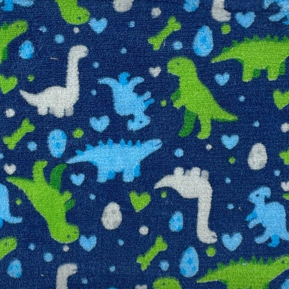 Manta Amiga Cegonha Dino em Microfibra – Marinho 100x70cm