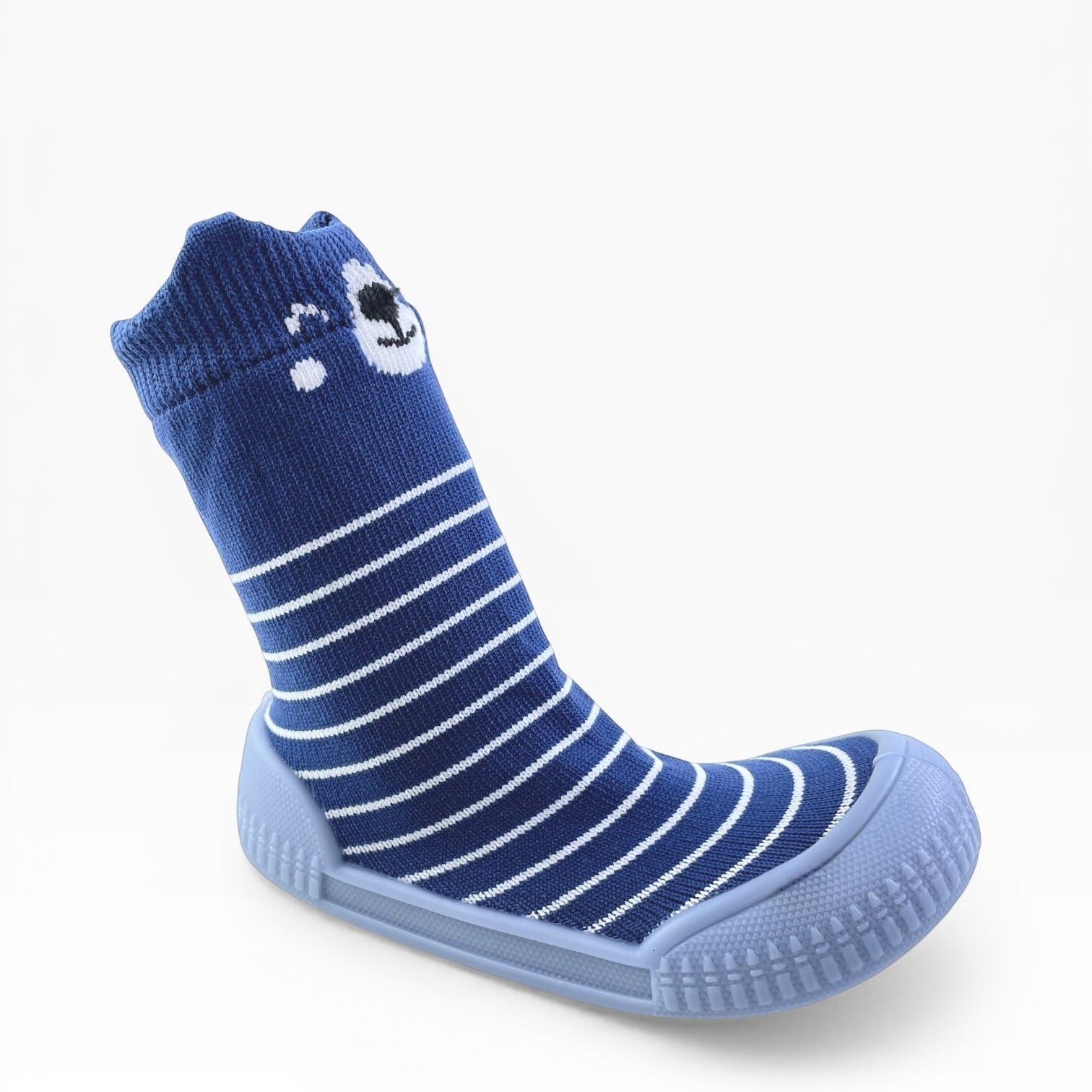 Meia Com Sola Infantil Pimpolho Antiderrapante Masculina