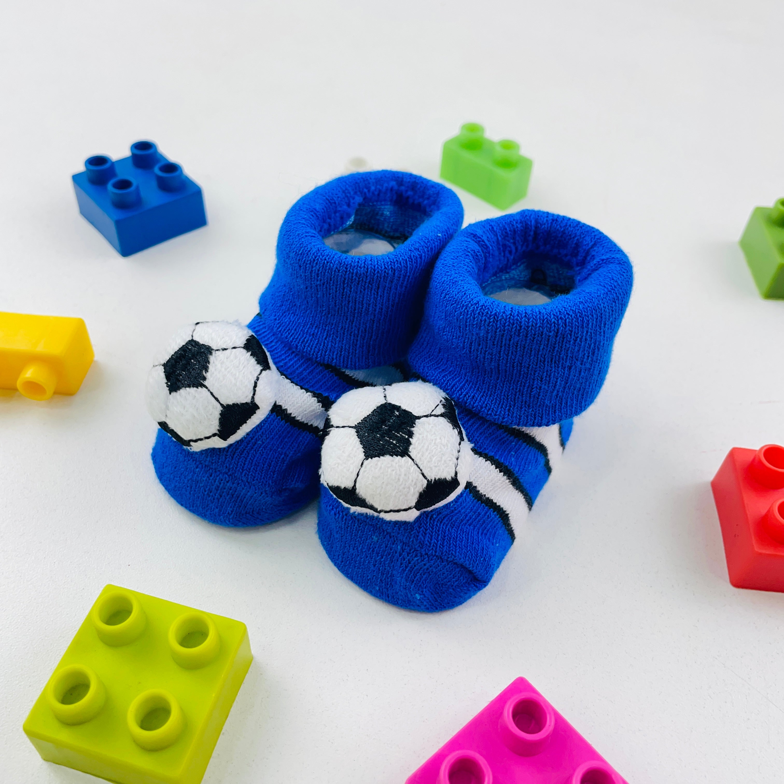 Meia Bichinhos Plin Baby Bola De Futebol Antiderrapante