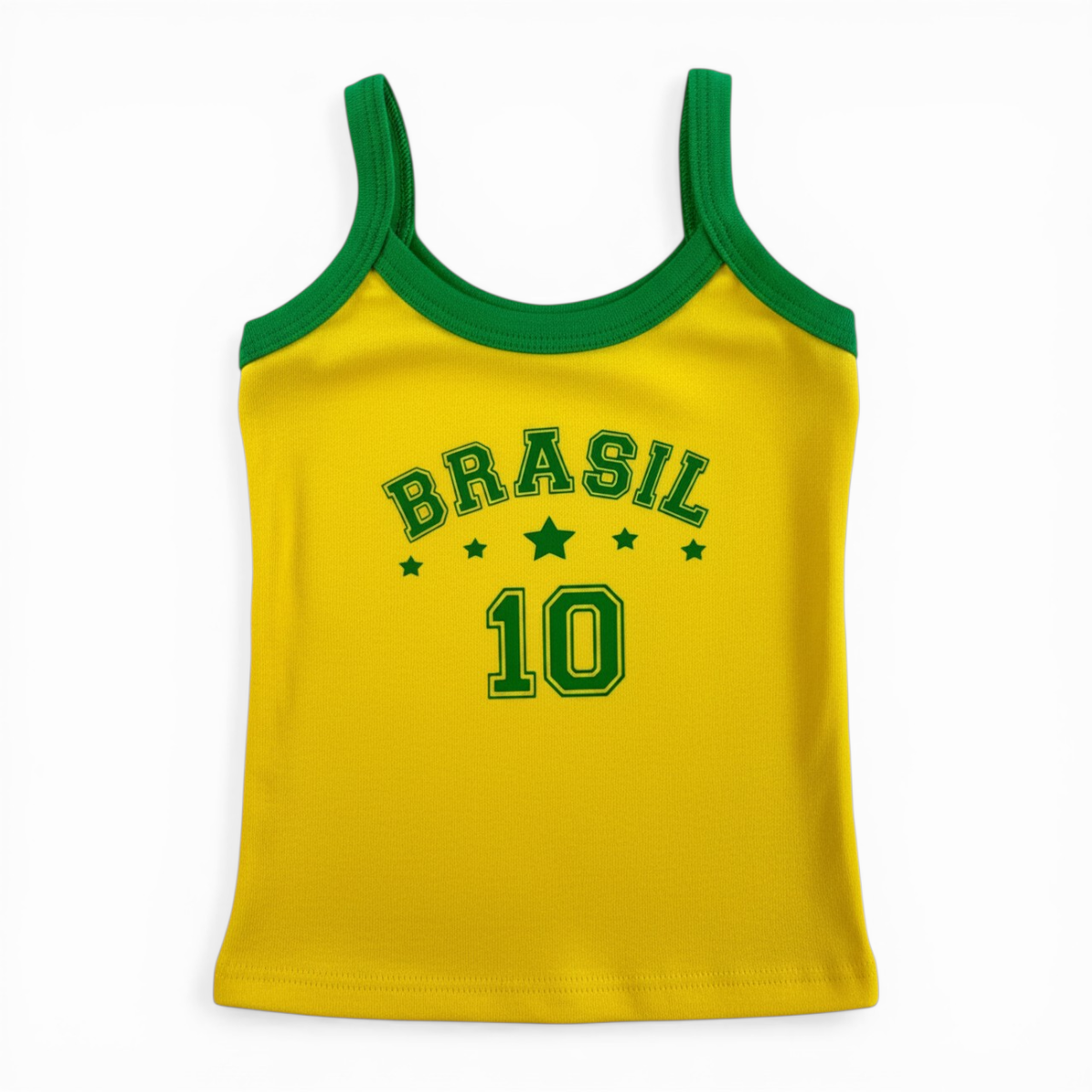 Blusa Brasil Menina Infantil Juvenil Futebol Algodão Casual