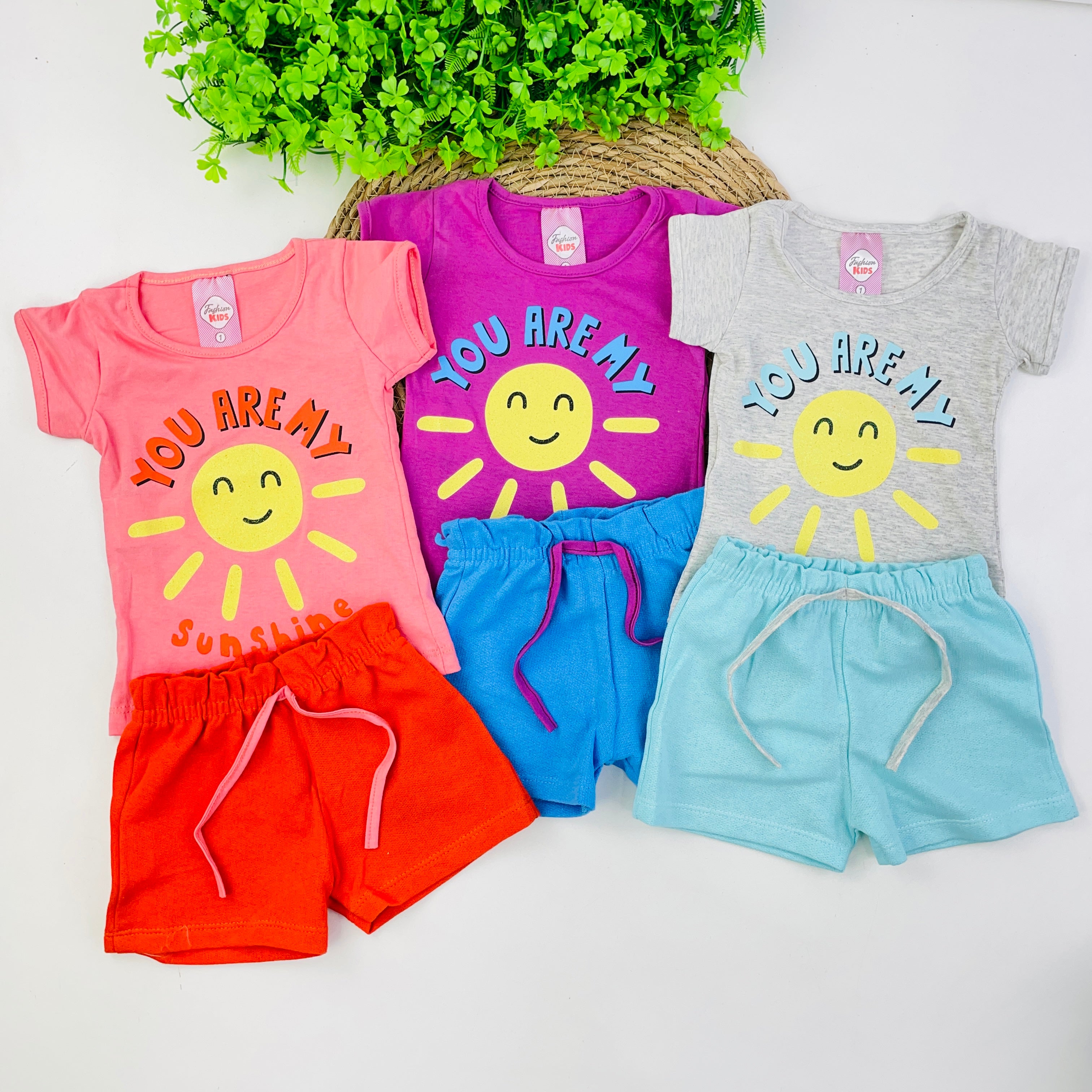 Conjunto Fashion Kids Infanitil Menina You Aremy Sunshine