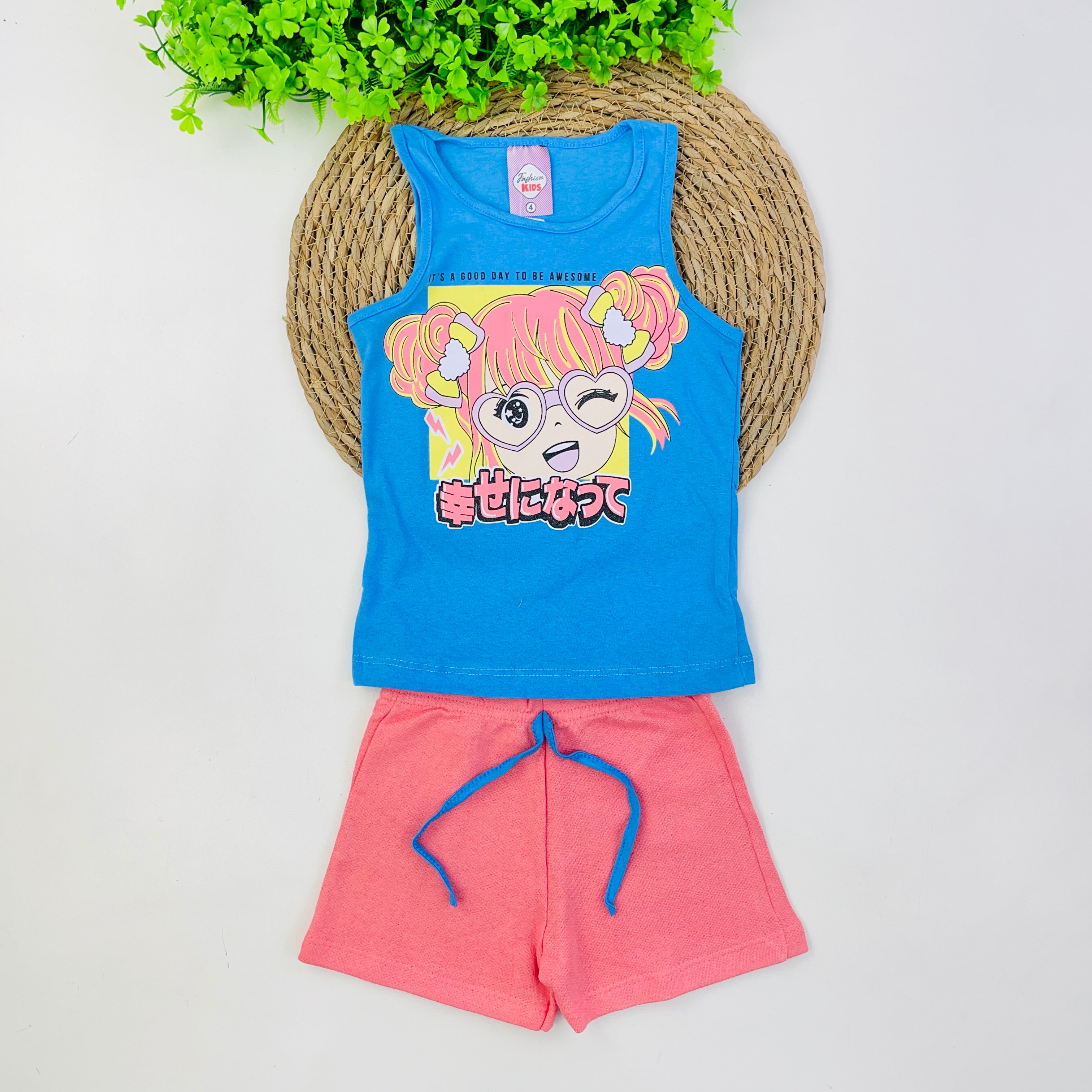 Conjunto Fashion Kids Infantil Feminino It's a Good Day