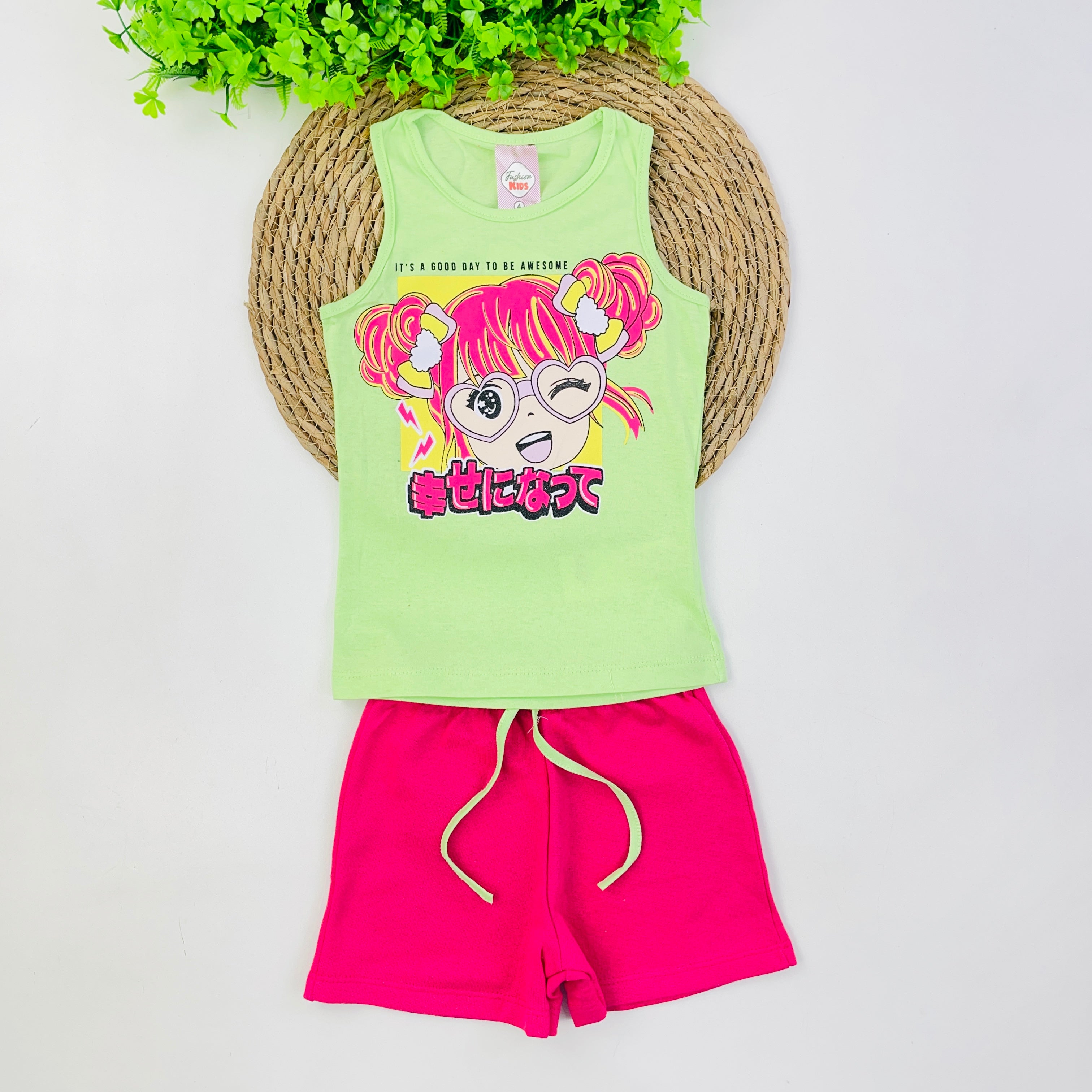 Conjunto Fashion Kids Infantil Feminino It's a Good Day
