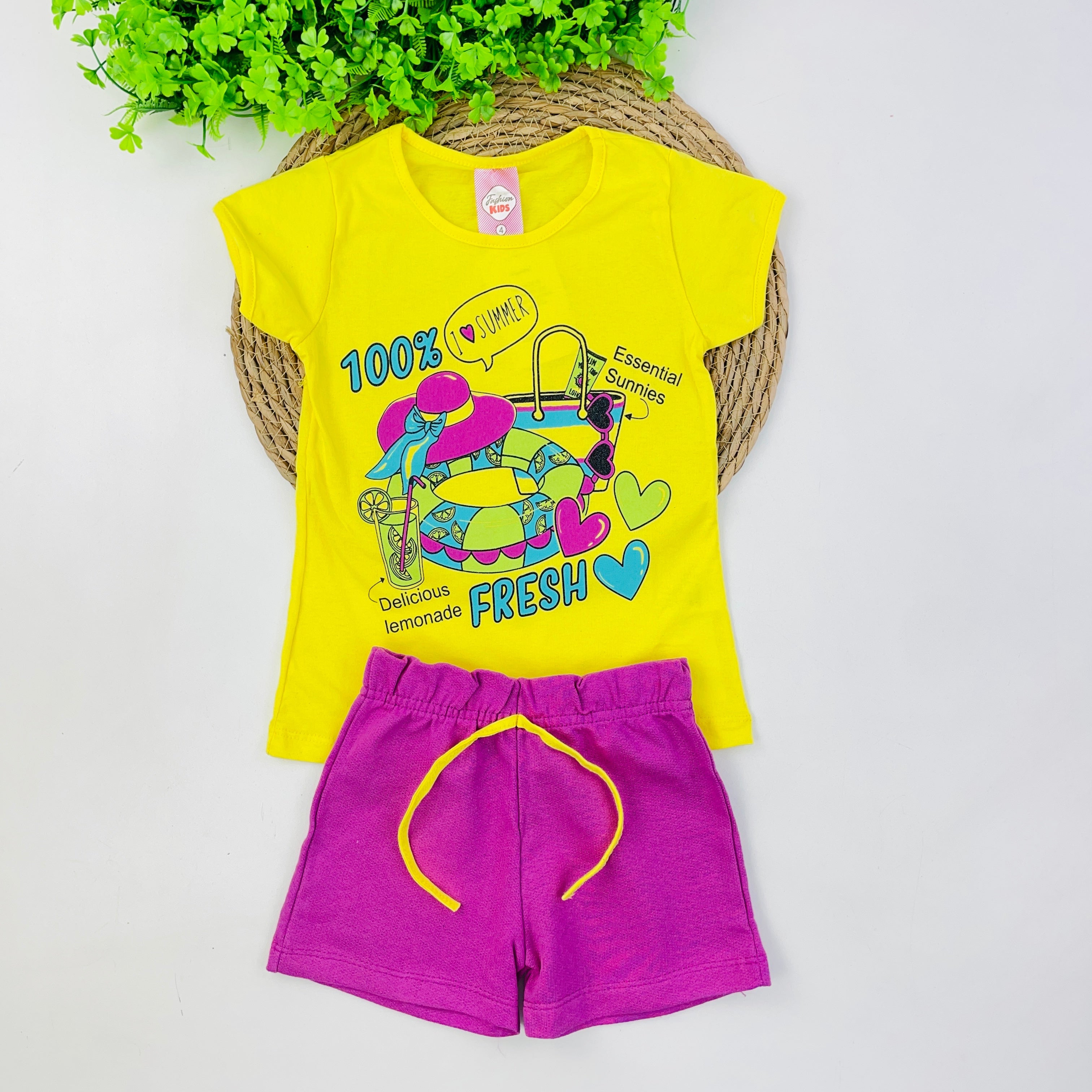 Conjunto Fashion Kids Infantil Menina 100% Fresh