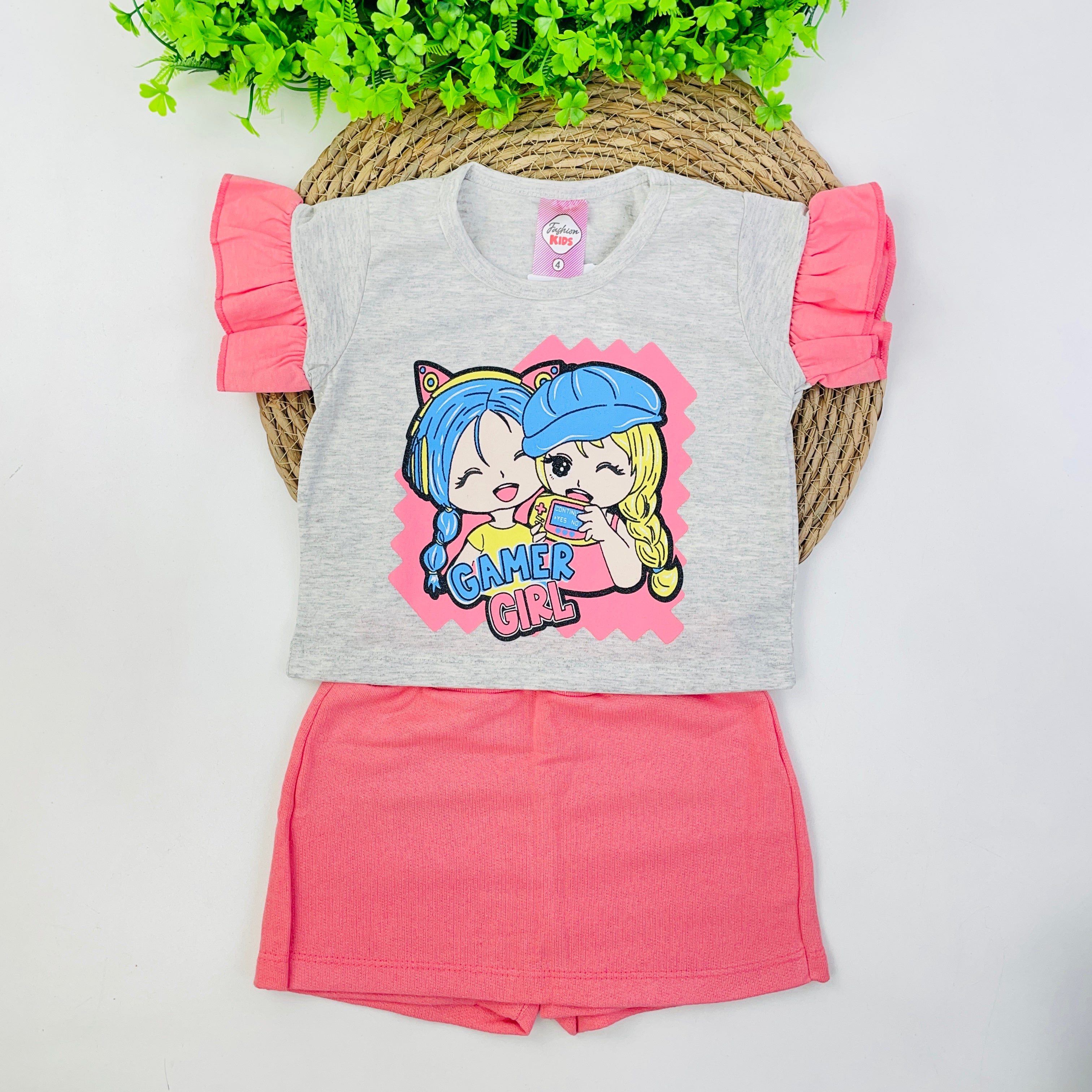 Conjunto Fashion Kids Infantil Menina Game Girl