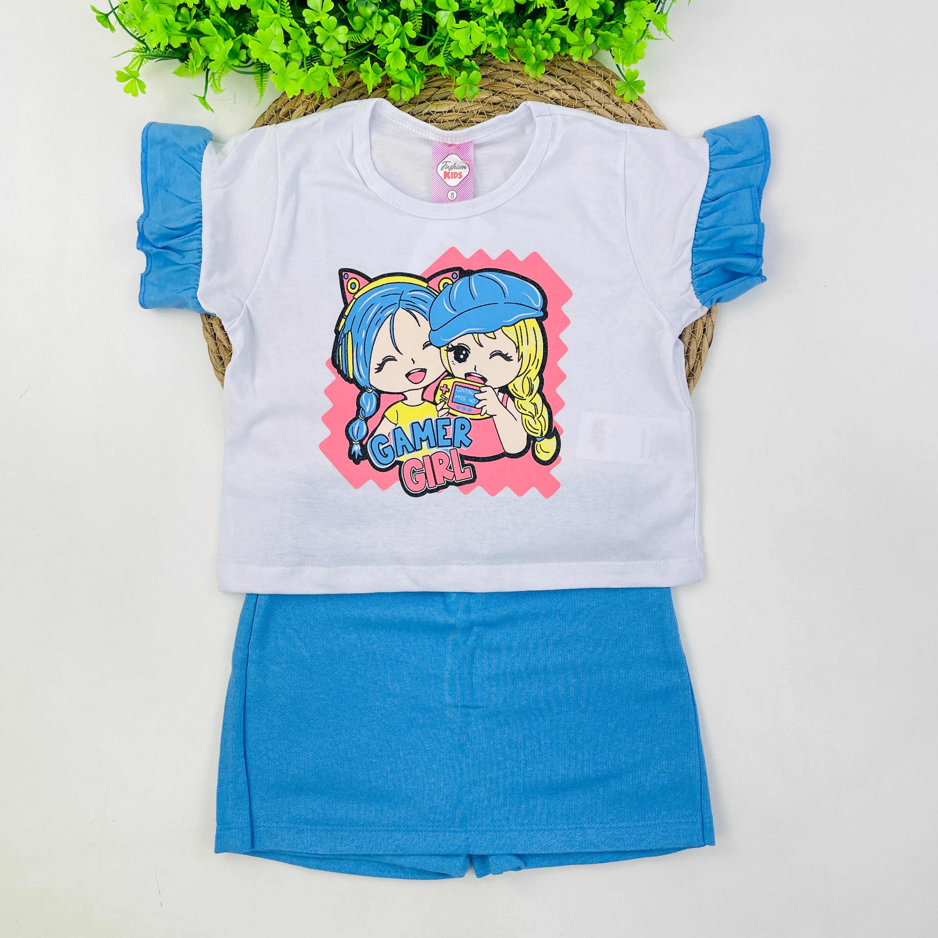 Conjunto Fashion Kids Infantil Menina Game Girl