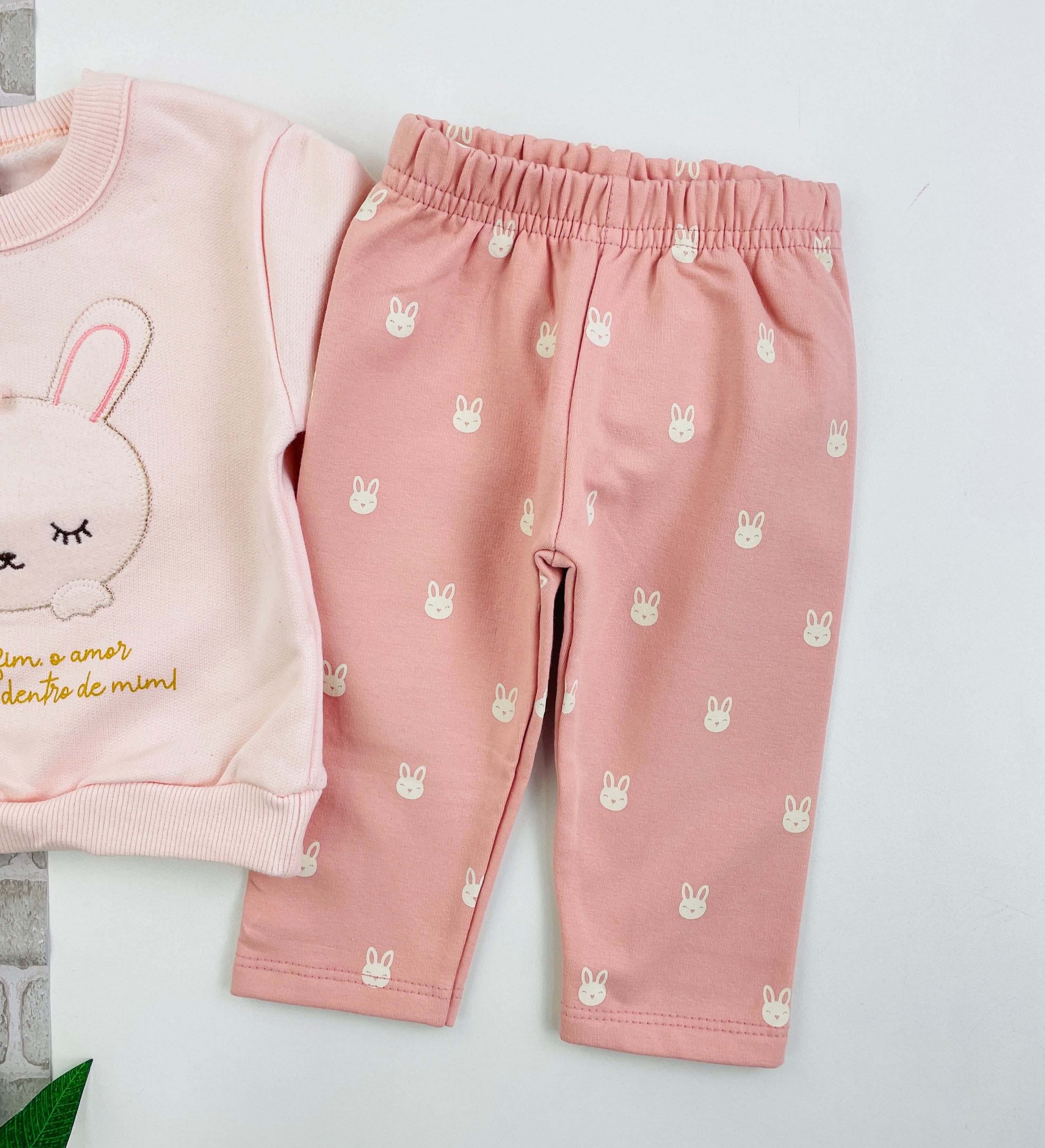 Conjunto Pulla Bulla Coelinha Laço