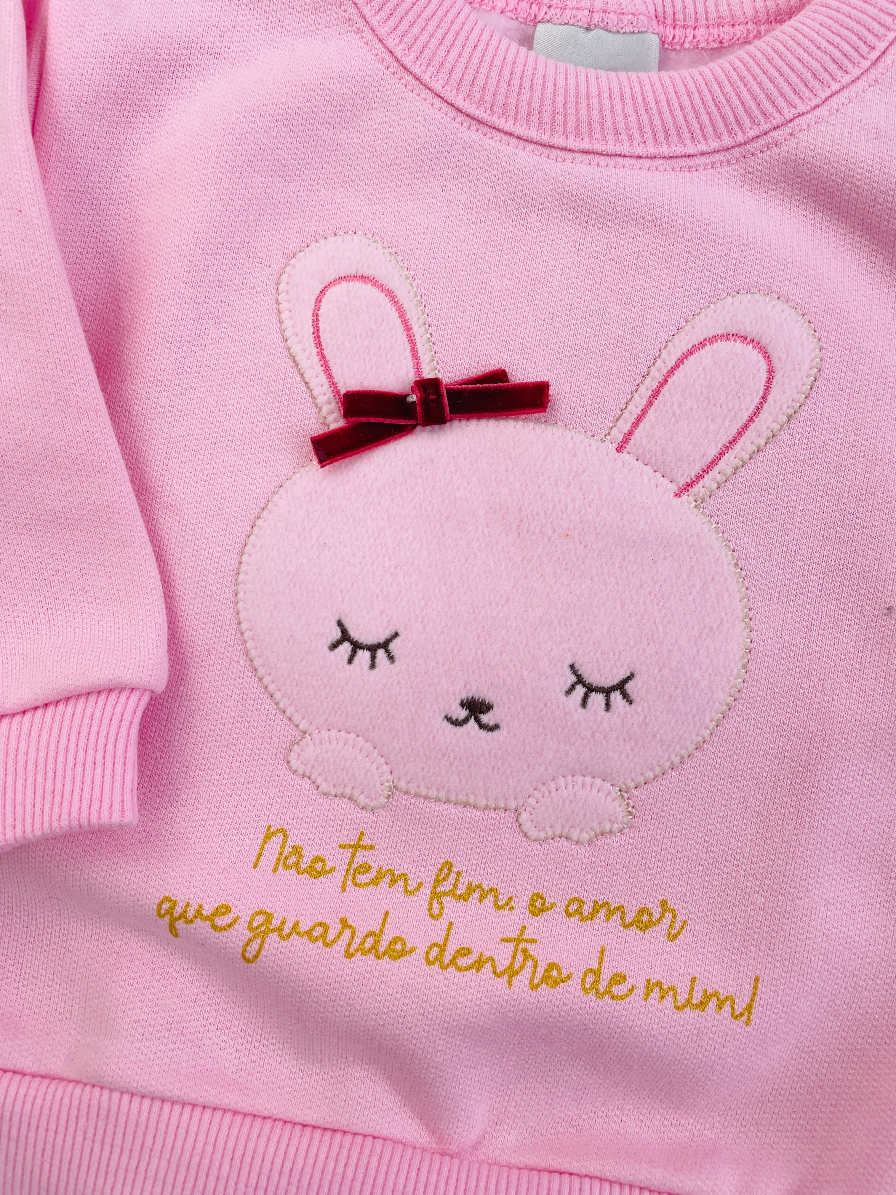 Conjunto Pulla Bulla Coelinha Laço