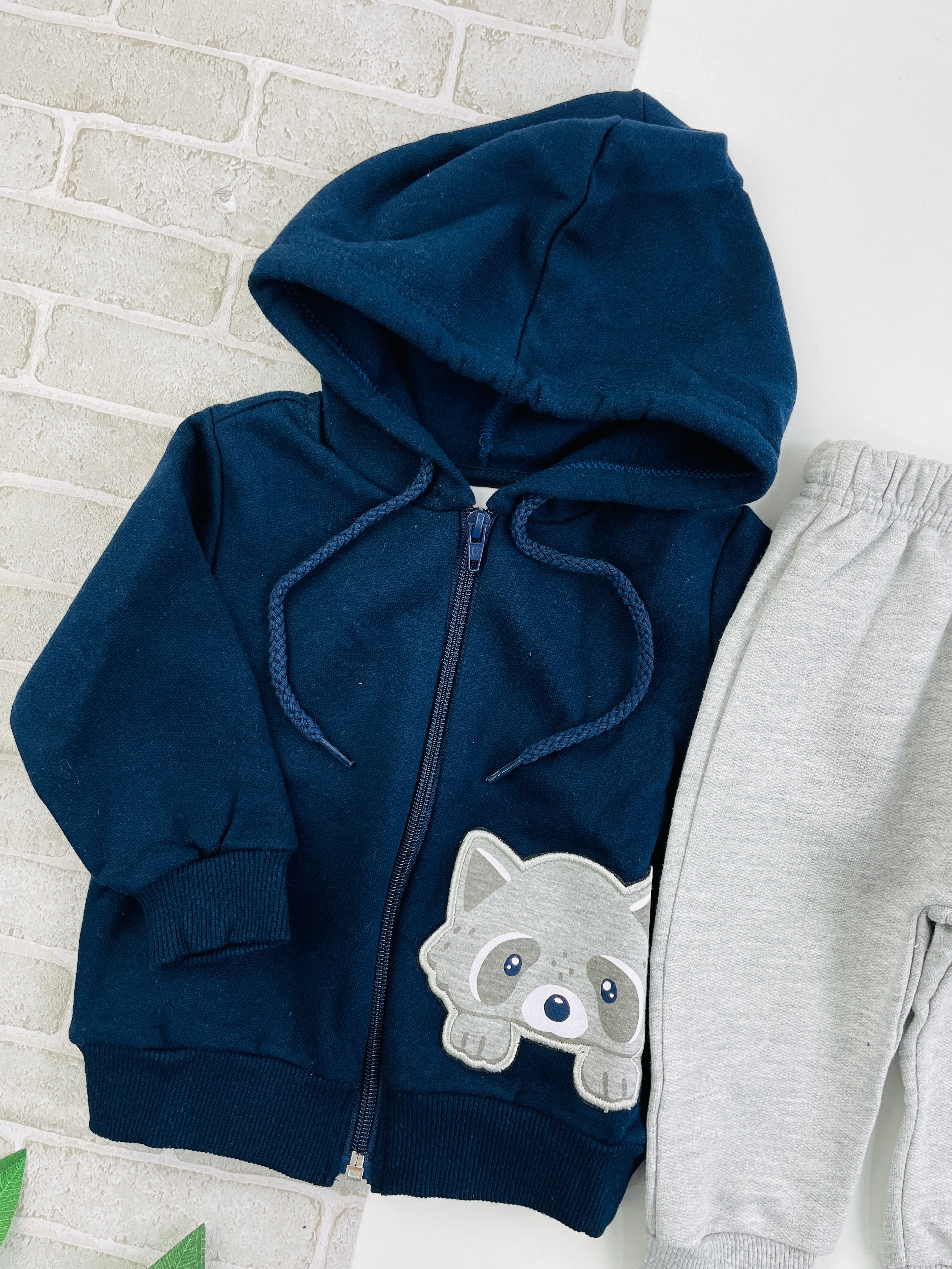 Conjunto Pulla Bulla Raposa Com Capuz