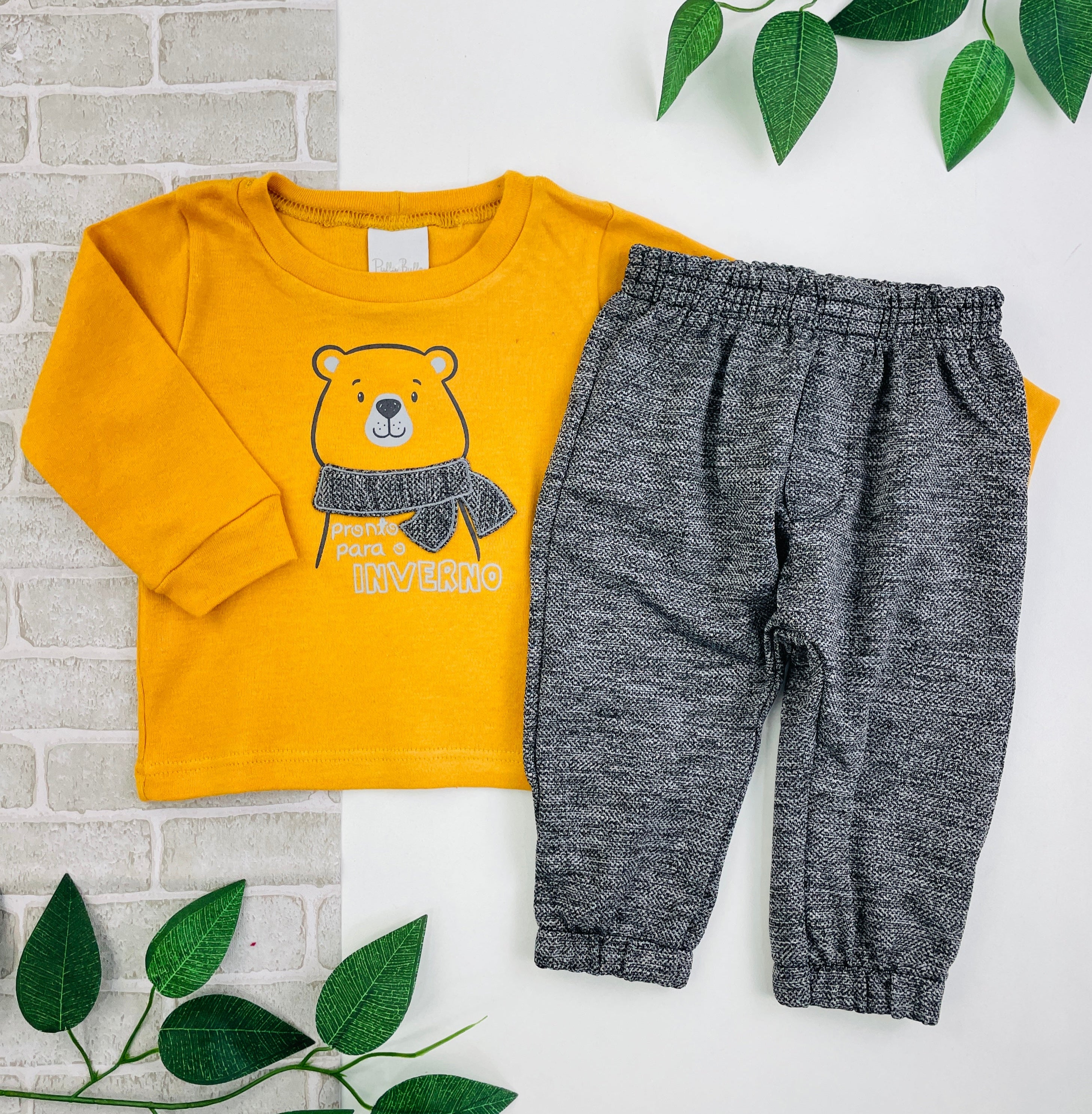 Conjunto Pulla Bulla Pronto Para O Inverno