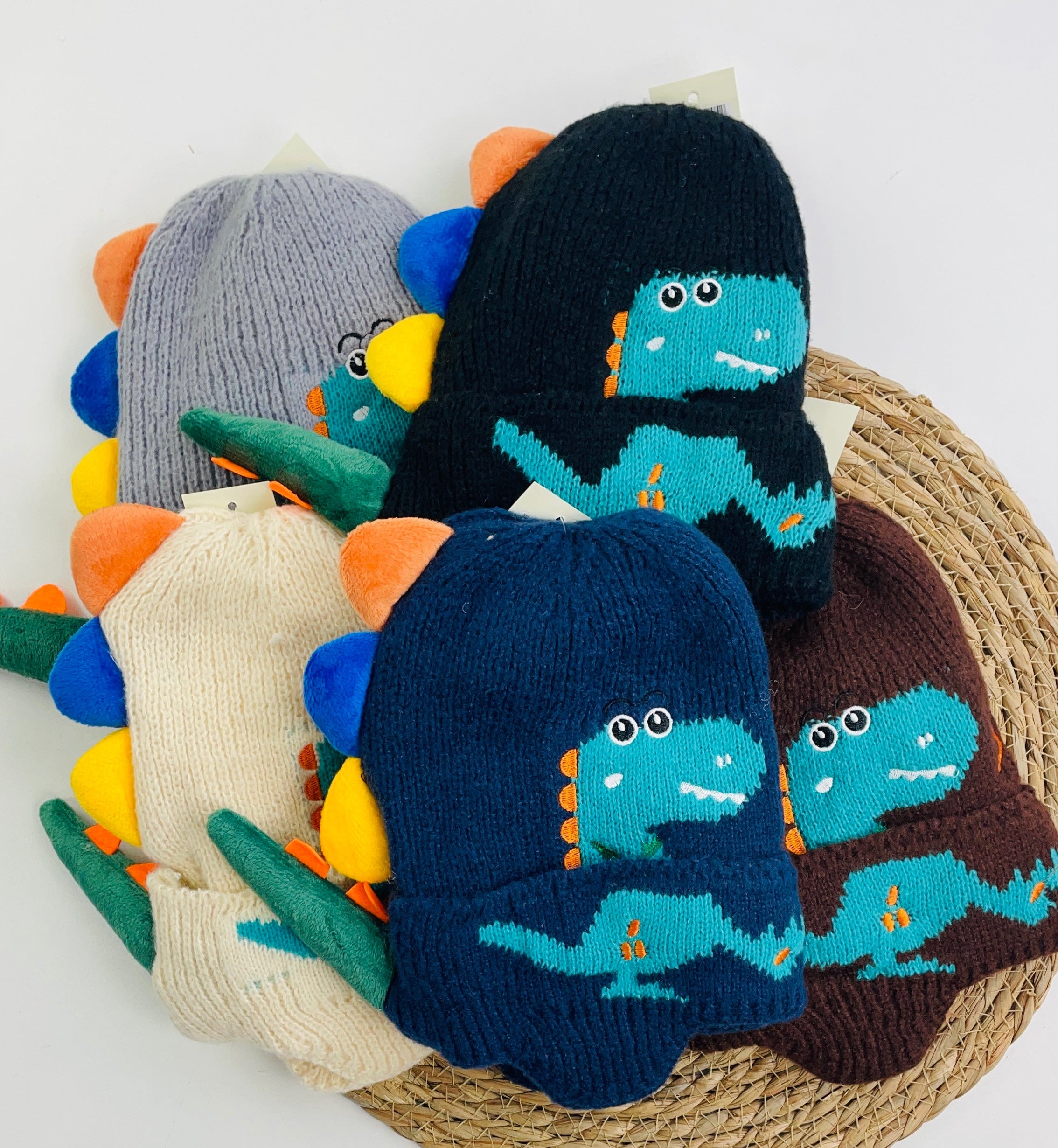 Touca Tricot Dinossauro