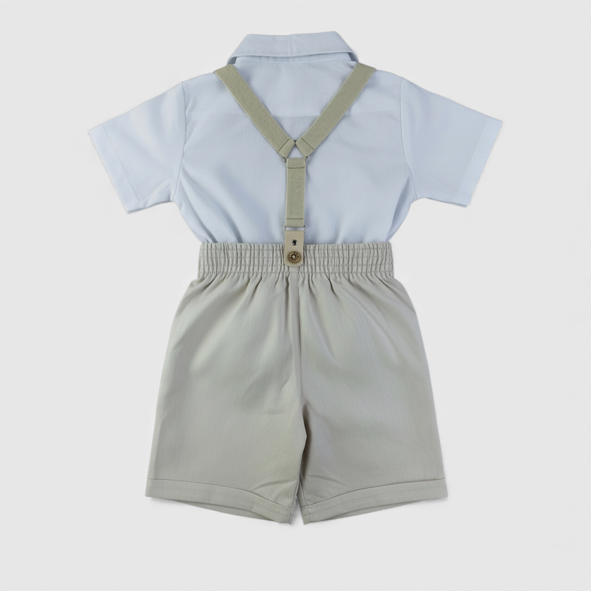 Conjunto Batizado Leley Kids Page C/ Suspensorio