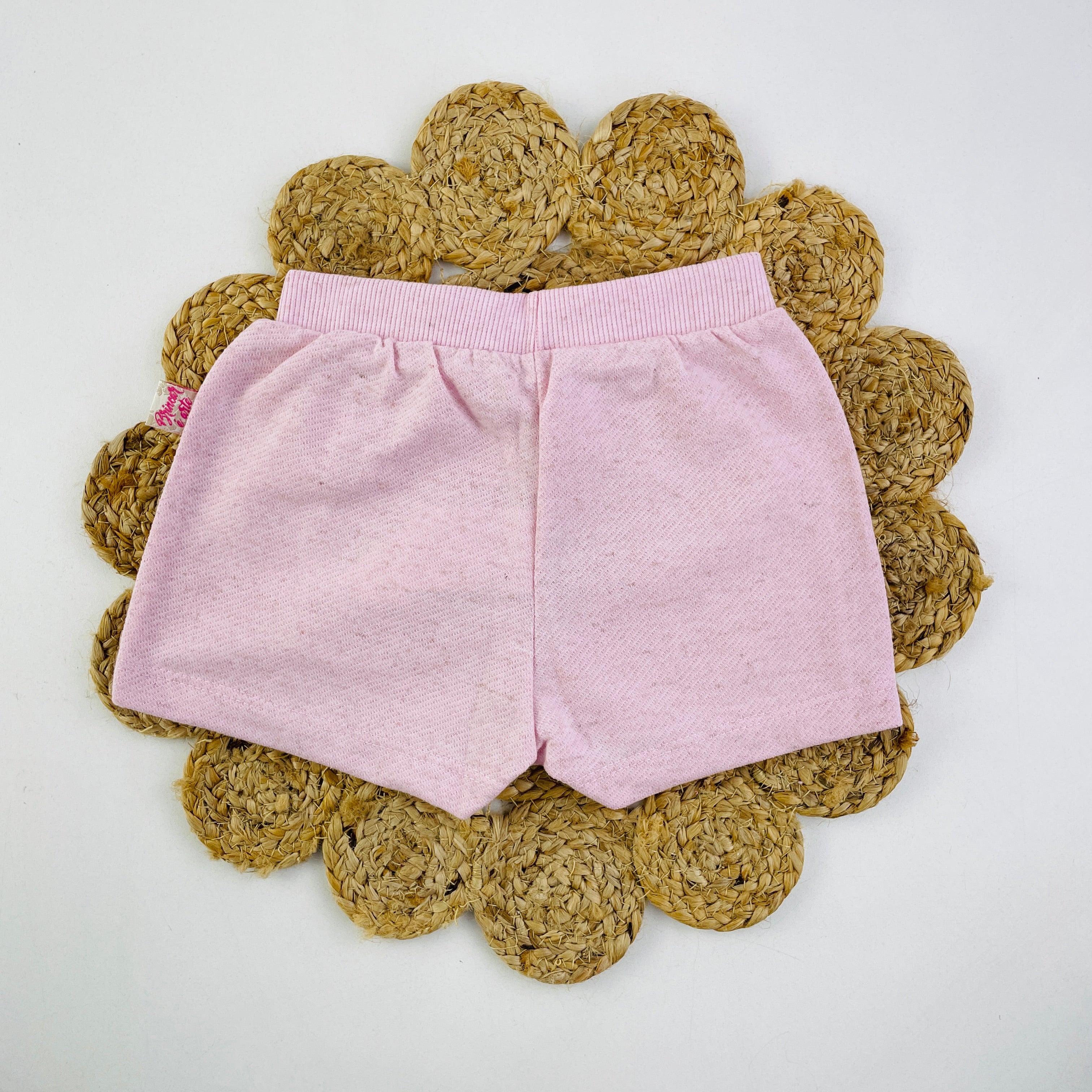 Short Saia Brincar e Arte Moletinho Florzinhas