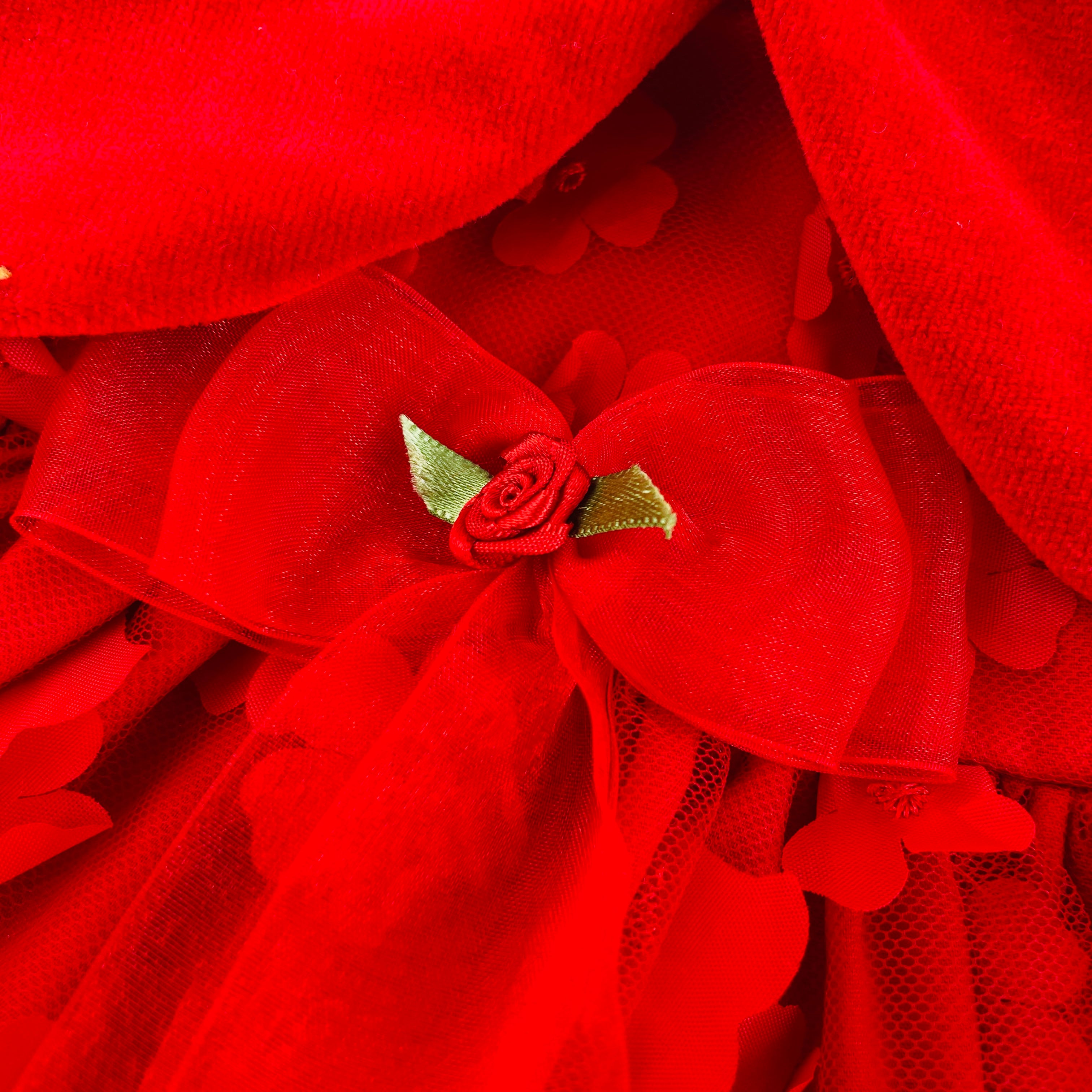 Vestido Djiele Flor 3D Com Casaco