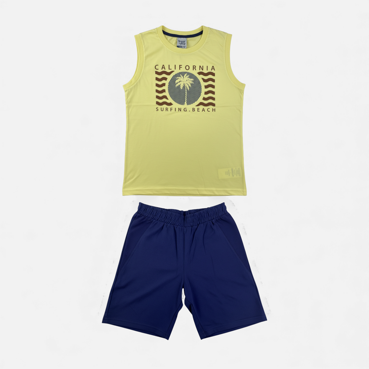 Conjunto Masculino Infantil Brincar e Arte Califórnia Surfing