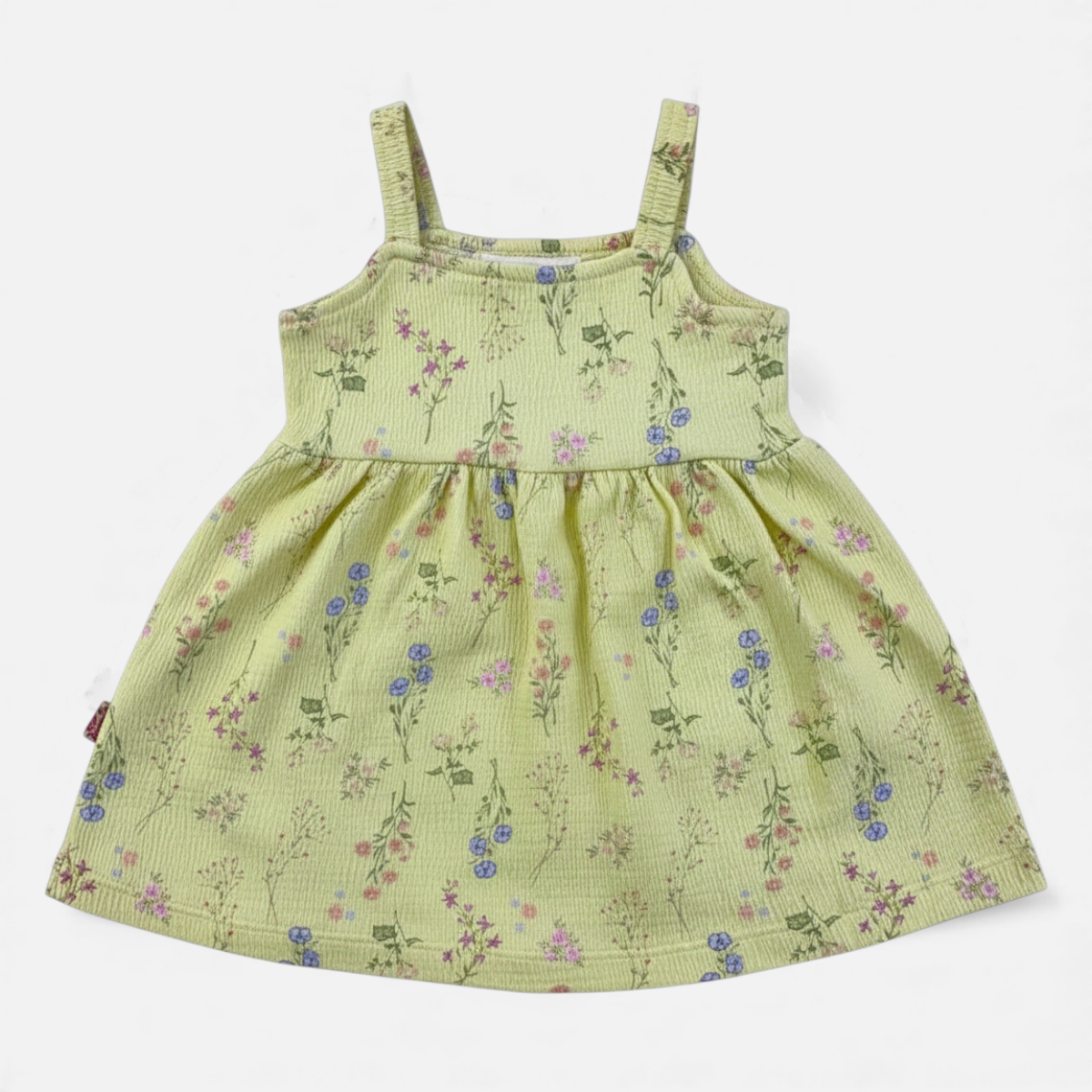 Vestido Brincar e Arte Ribana Jardim Florido