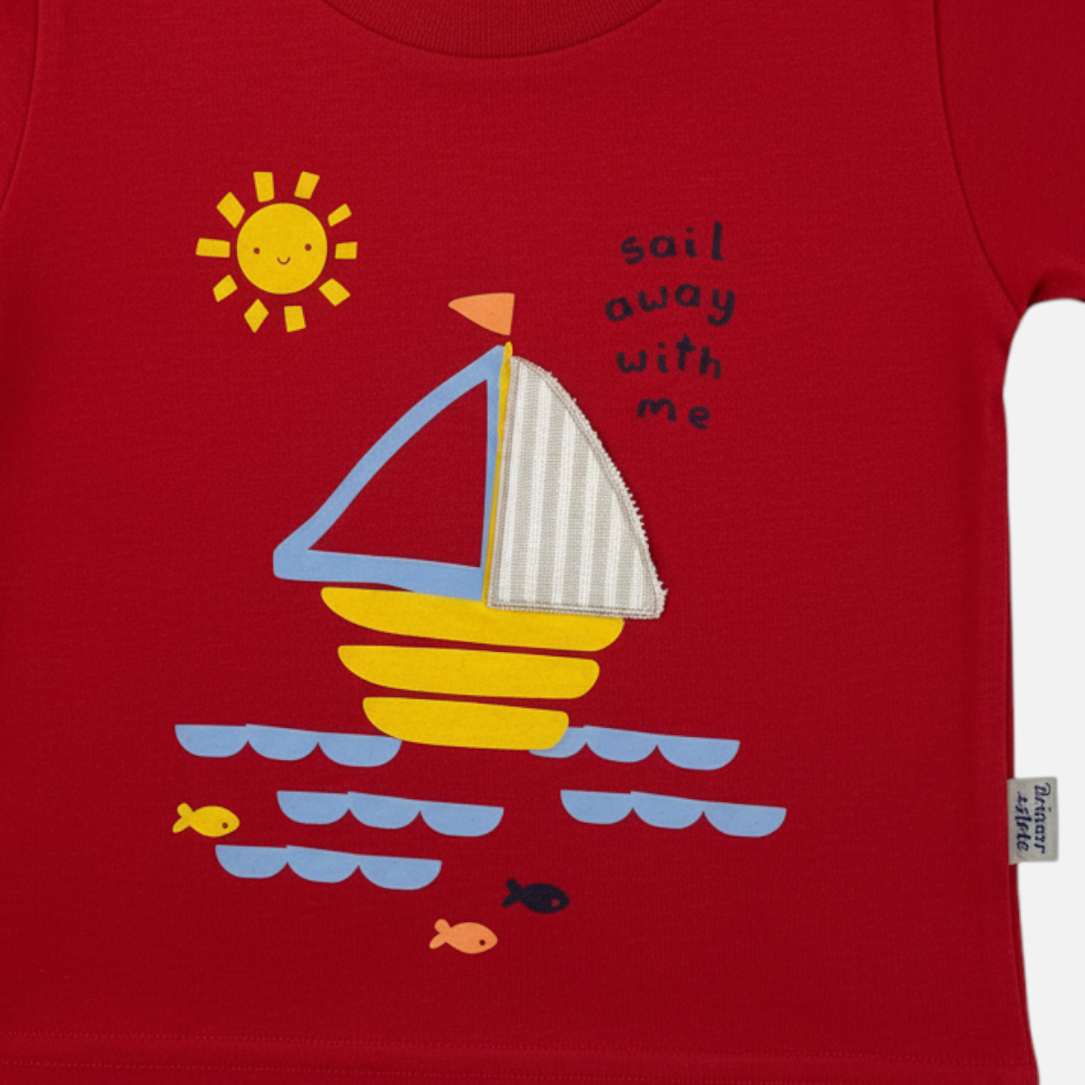 Camiseta Brincar e Arte Barquinho Sail Away