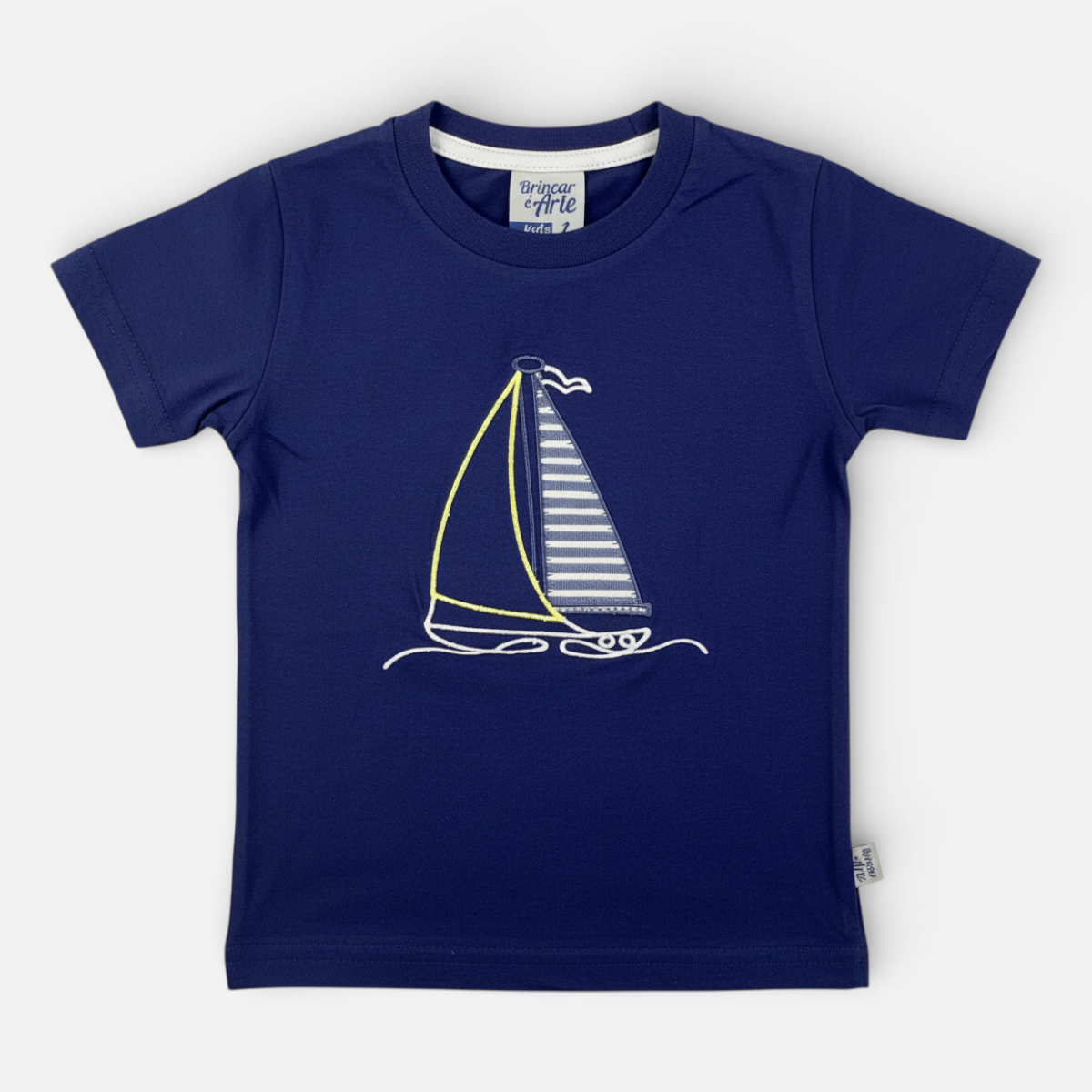 Conjunto Masculino Brincar e Arte Barquinho