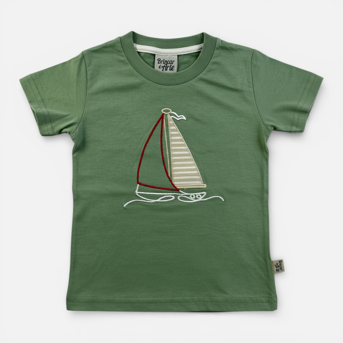Conjunto Masculino Brincar e Arte Barquinho