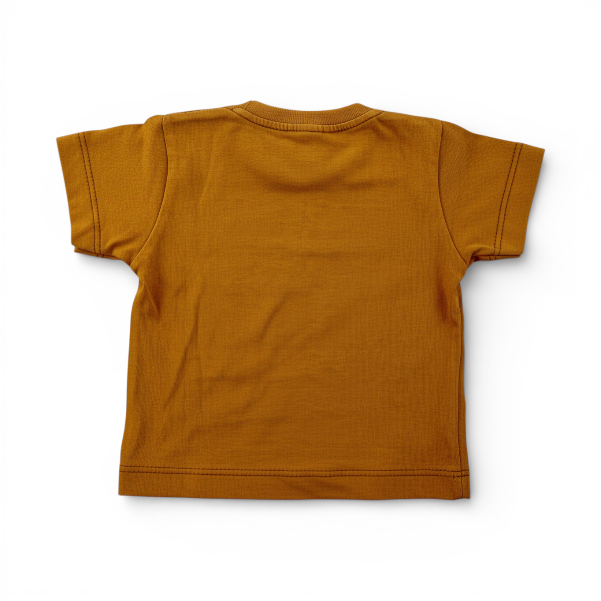 Jardineira Jeans Masculina Infantil Brokinha Leãozinho com Blusa