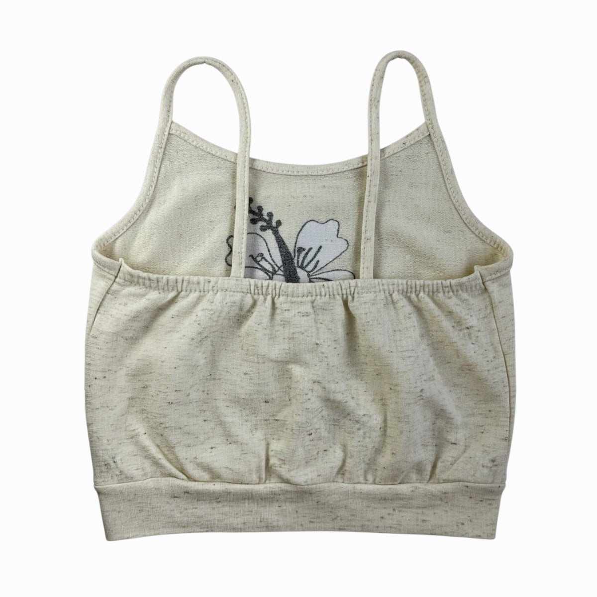 Conjunto Feminino Infantil Have Fun Hibisco Bordado em Malha Linho