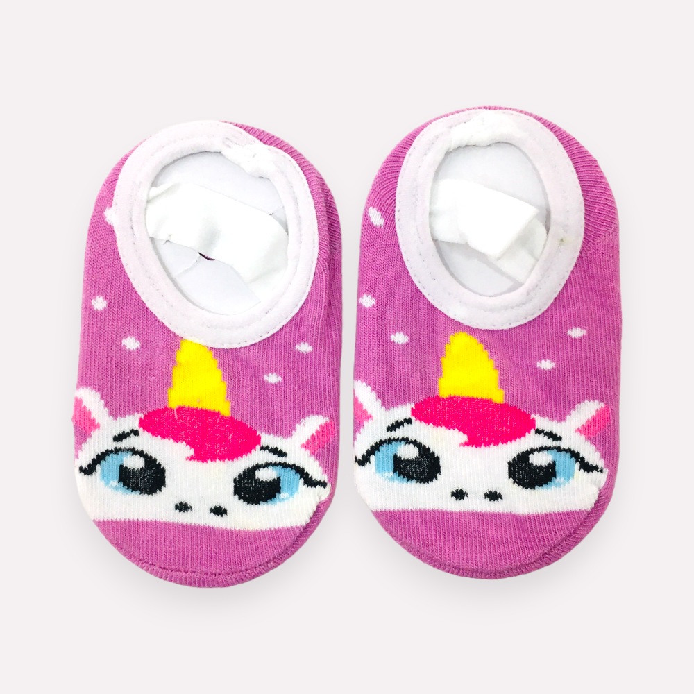 Meia Sapatilha Plin Baby Unicornio