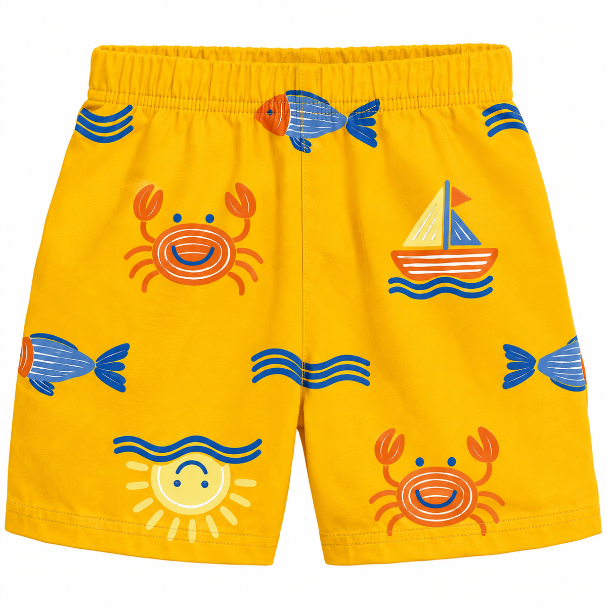 Conjunto Bebê Masculino Regata e Short Kyly Barco Summer