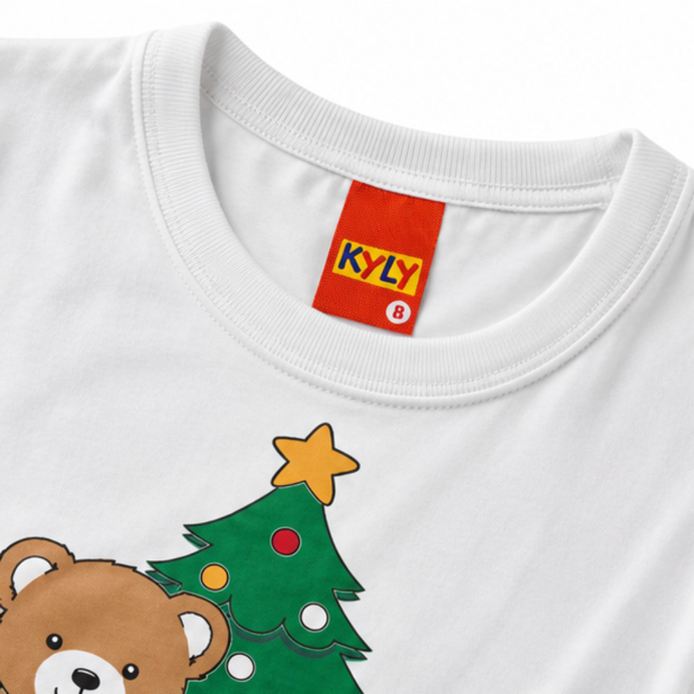 Pijama Masculino Bebê Kyly Ursinho de Natal