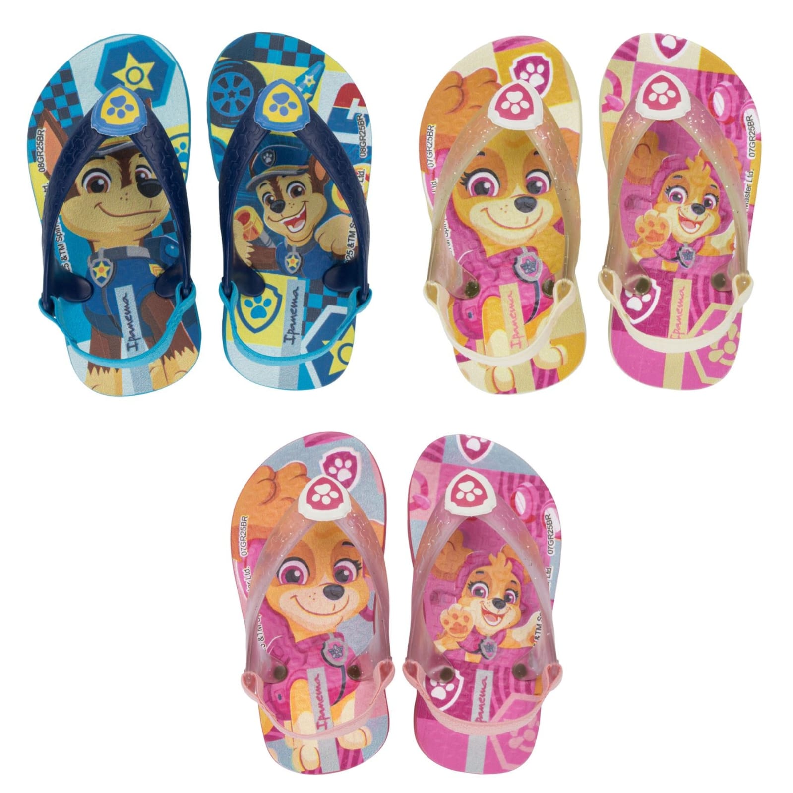 Chinelo Sandália Ipanema Friends Patrulha Canina Friends Com Elástico