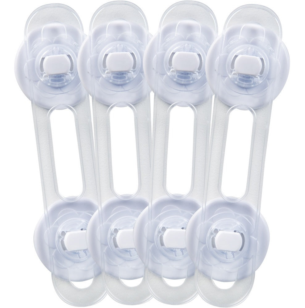 Kit 7 Travas Flexíveis Buba Portas e Gavetas Segurança Infantil