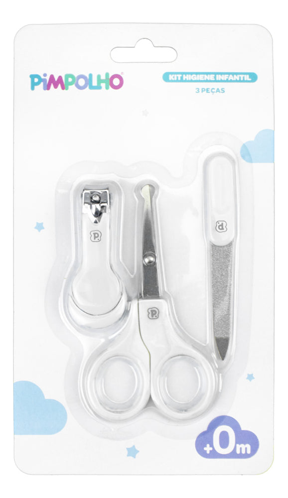Kit Higiene Infantil Pimpolho 3 peças