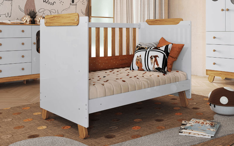 Berço Americano Peroba Pingo 4 em 1