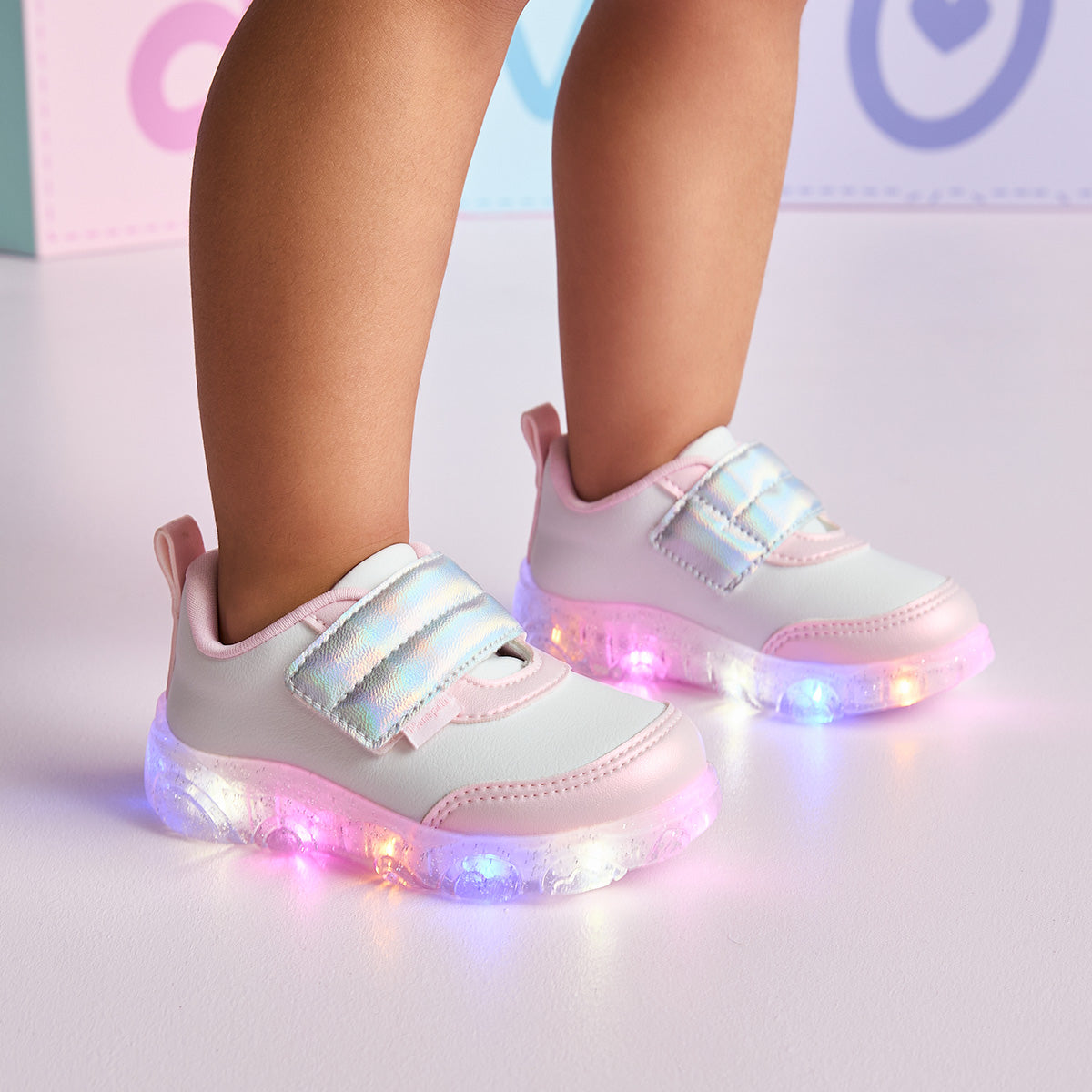 Tênis Pampili Liz Luz Tira Comfy Led