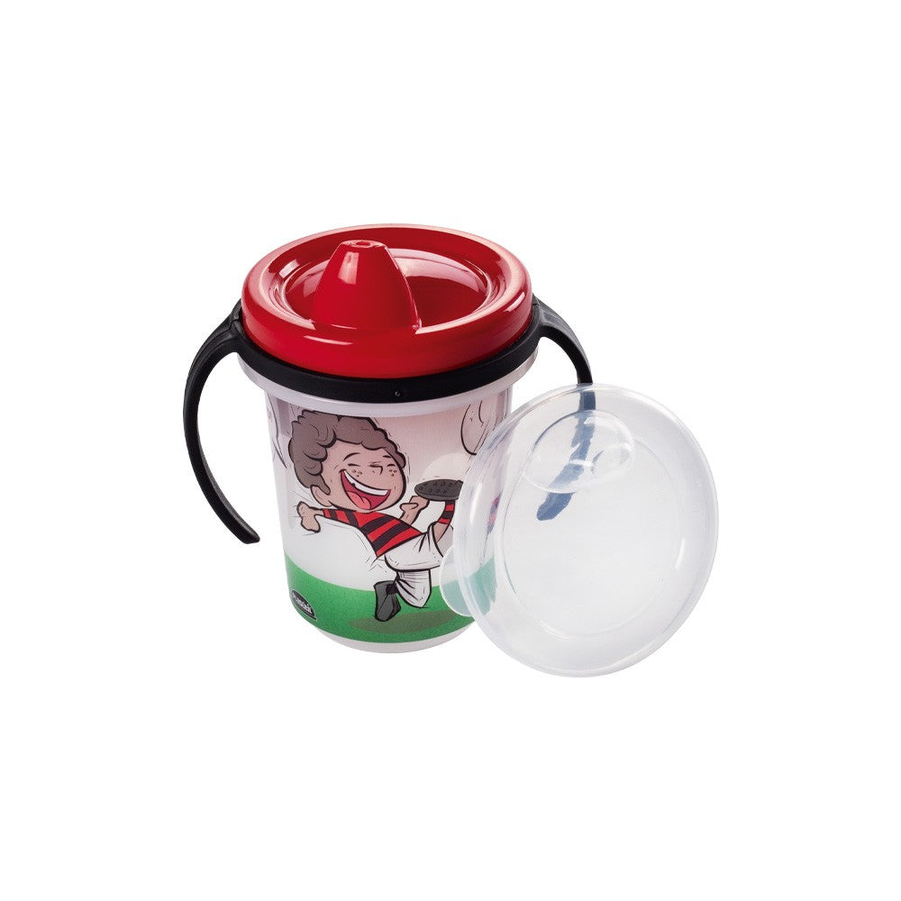 Caneca Plasutil Trio Flamengo Kids 330 Ml