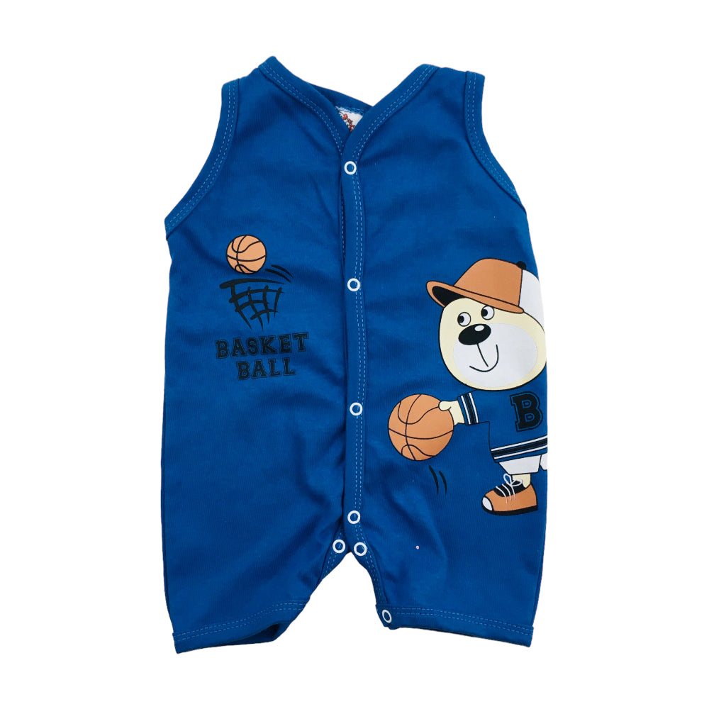 Macaquinho Masculino Baby Bee Basket Ball Regata