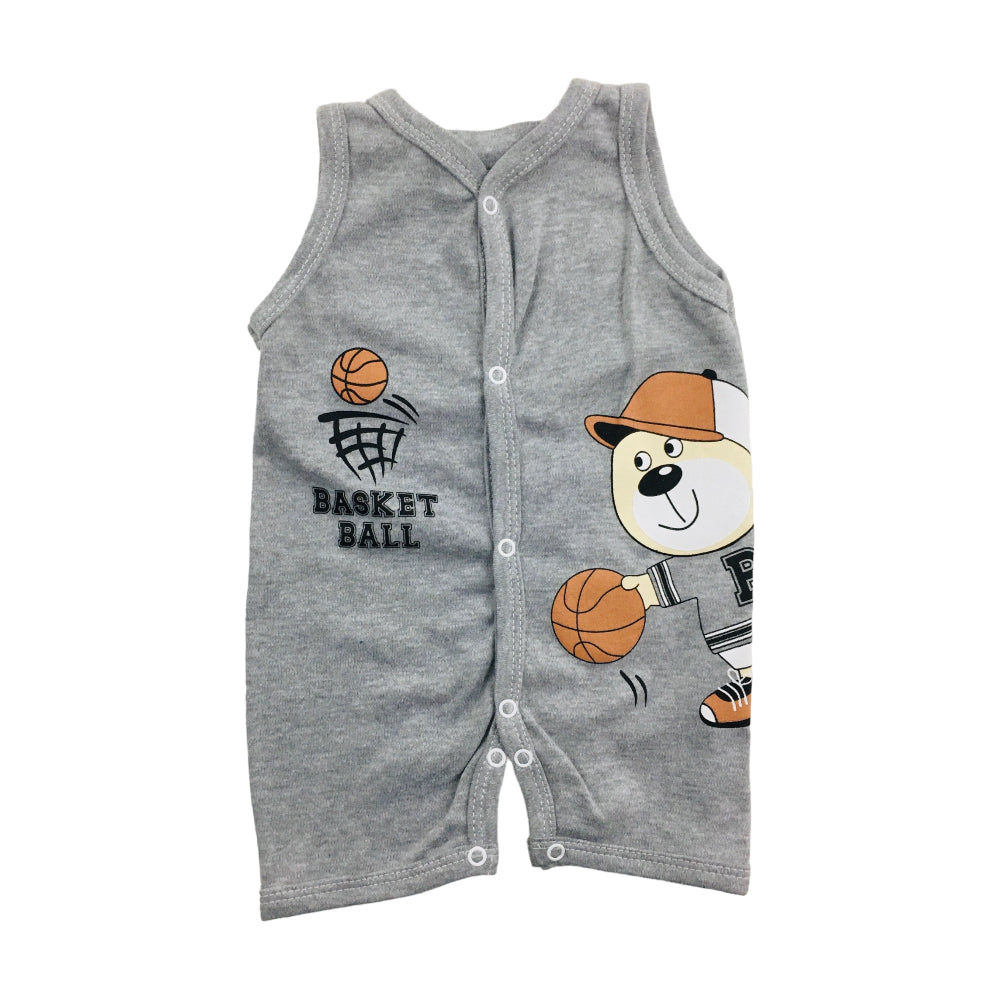 Macaquinho Masculino Baby Bee Basket Ball Regata