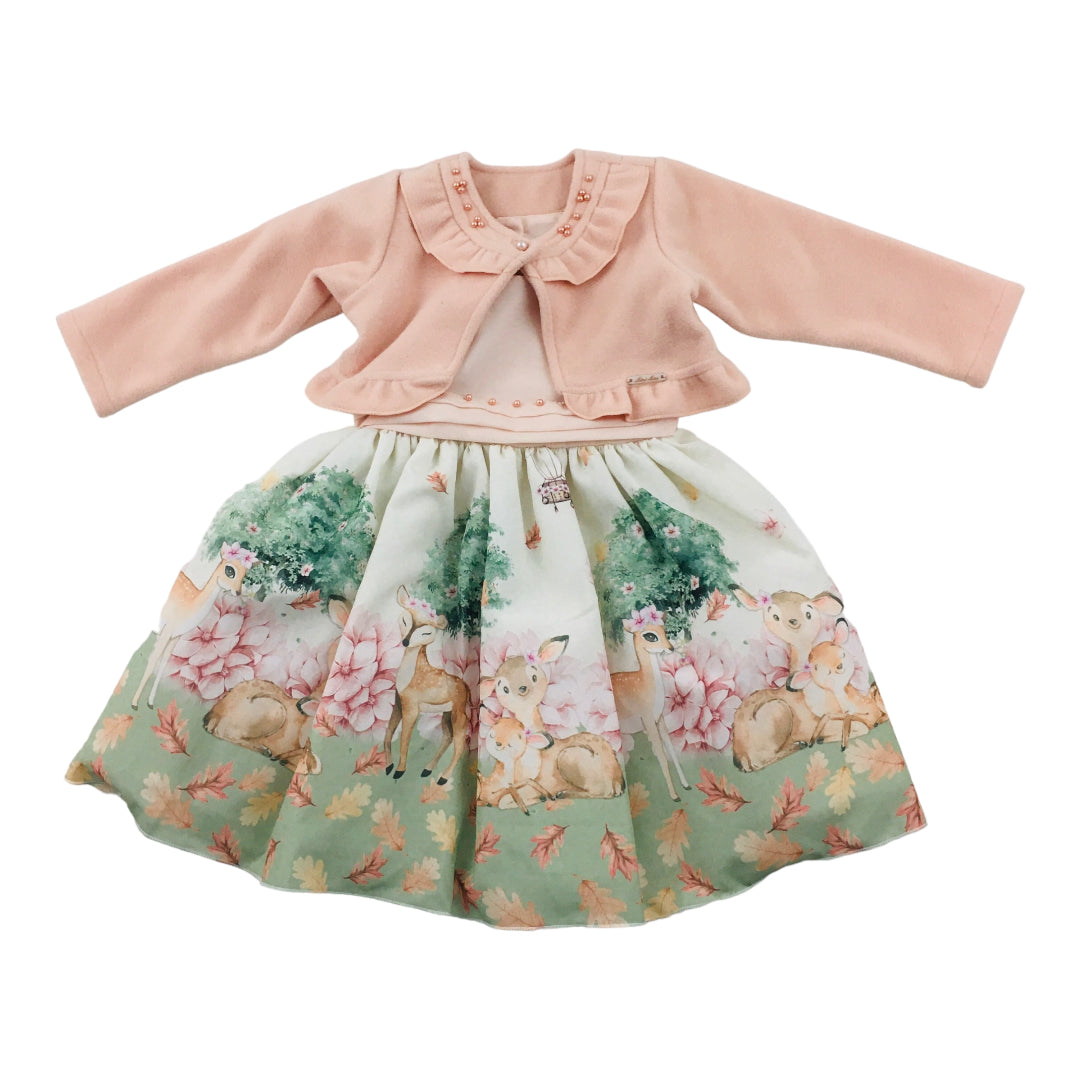 Vestido Mini Miss Gazela Prim Passos Poliester Com Bolero