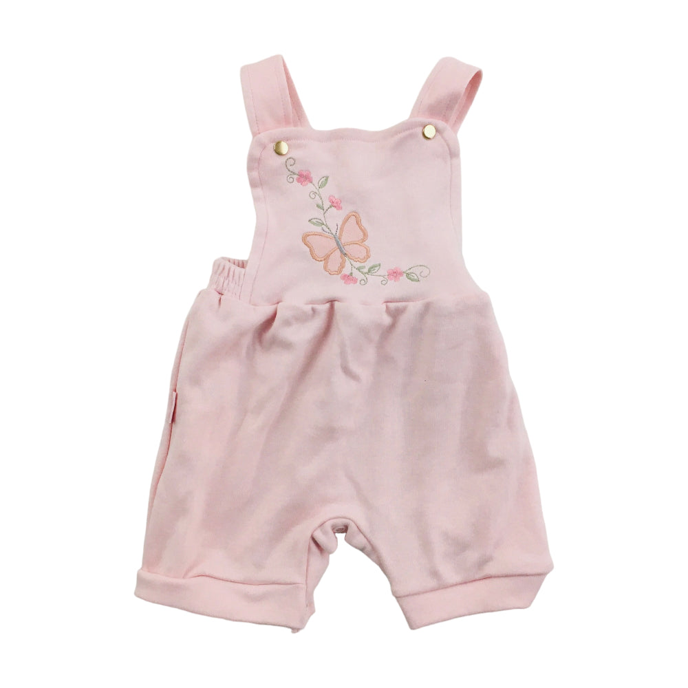 Macaquinho Miniclo Feminino Borboleta E Flores Suedine