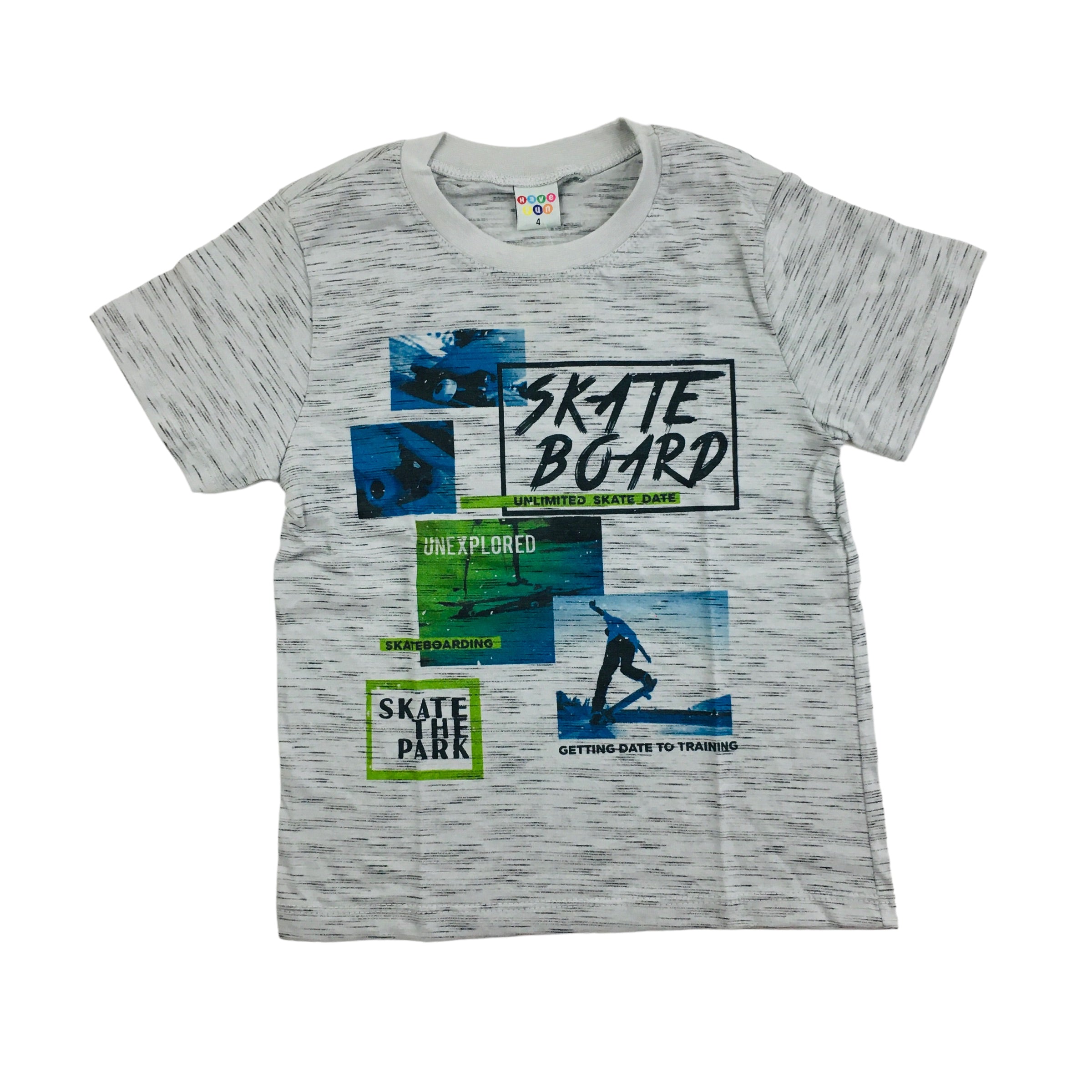 Camiseta Have Fun Skate Board Malha Jet