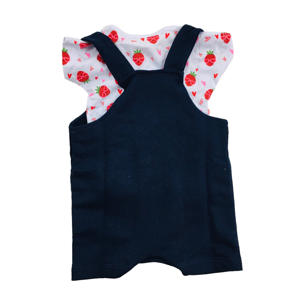 Conjunto Feminino Hrradinhos Macaquinho Morango Sweet E Blusa