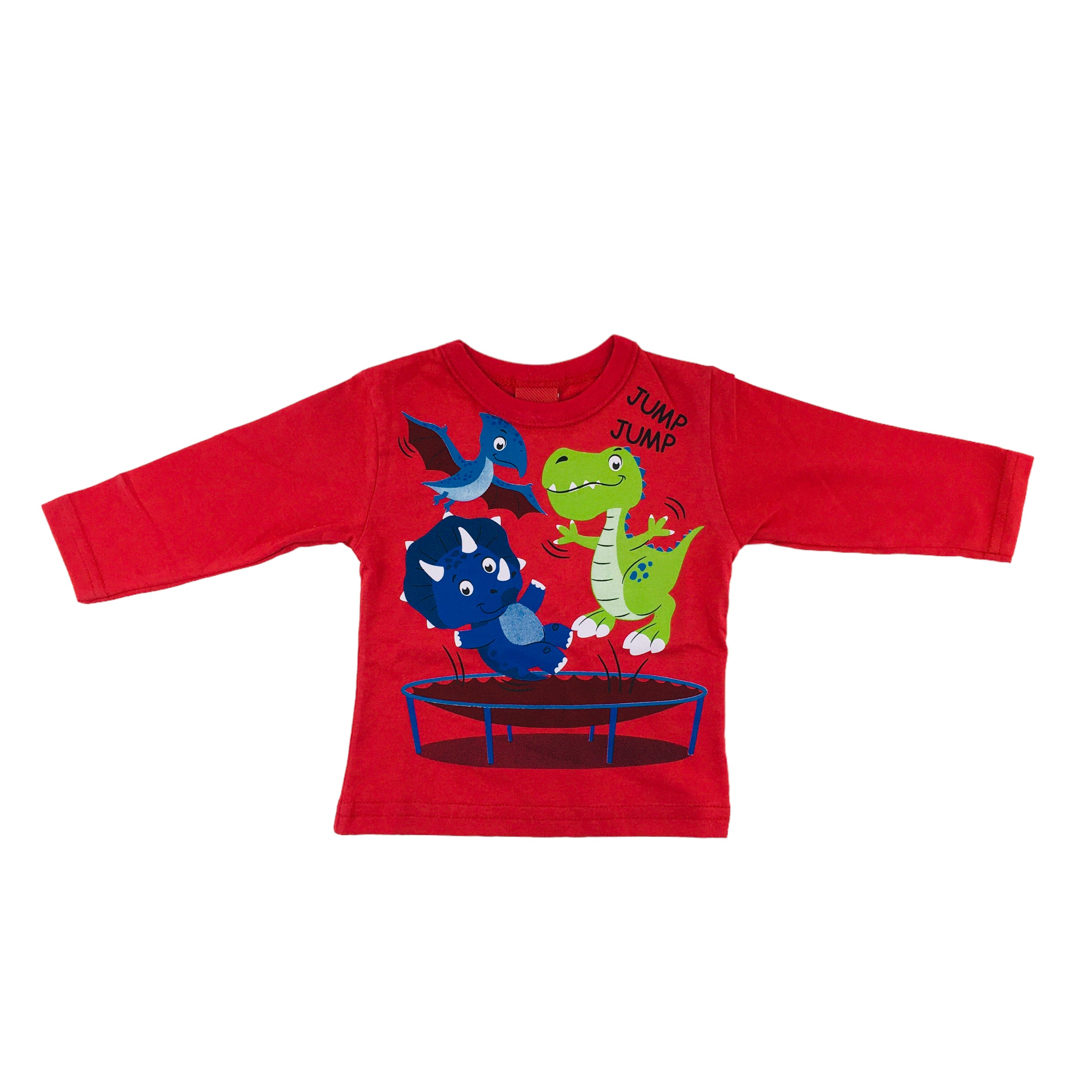 Camiseta Manga Longa Masculina Kyly Dinos Junp