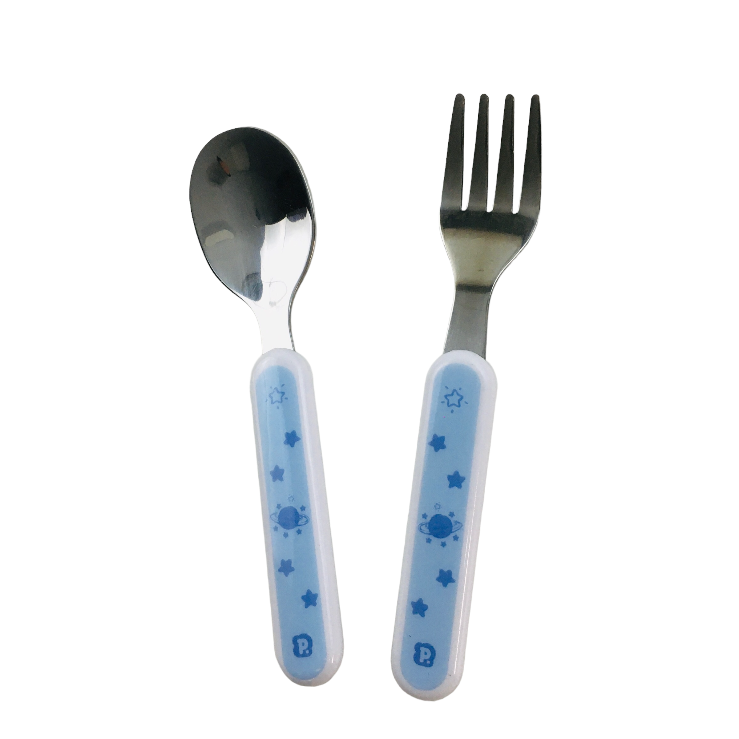 Kit Talher Colher E Garfo Pimpolho Em Inox Planeta