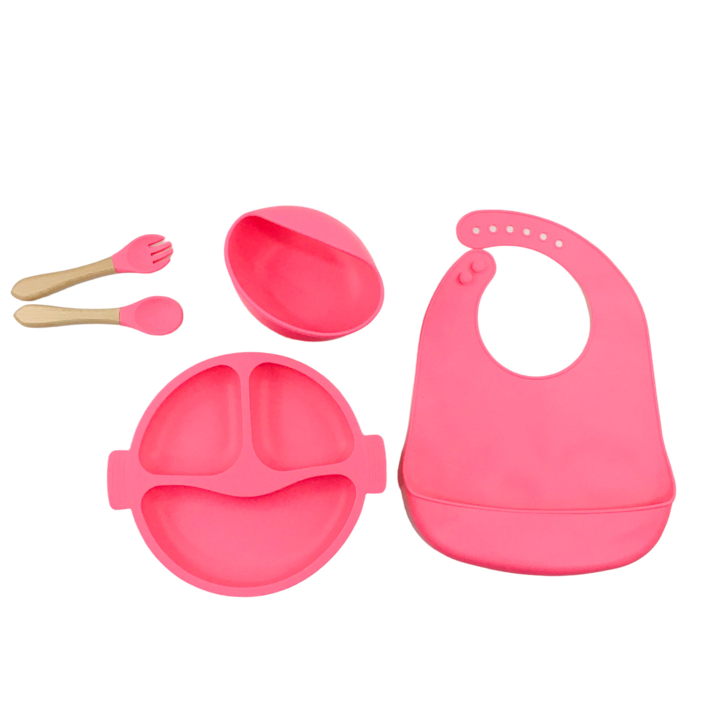 Kit Alimentação My Baby 4 Em 1 Em Silicone 5 Peças