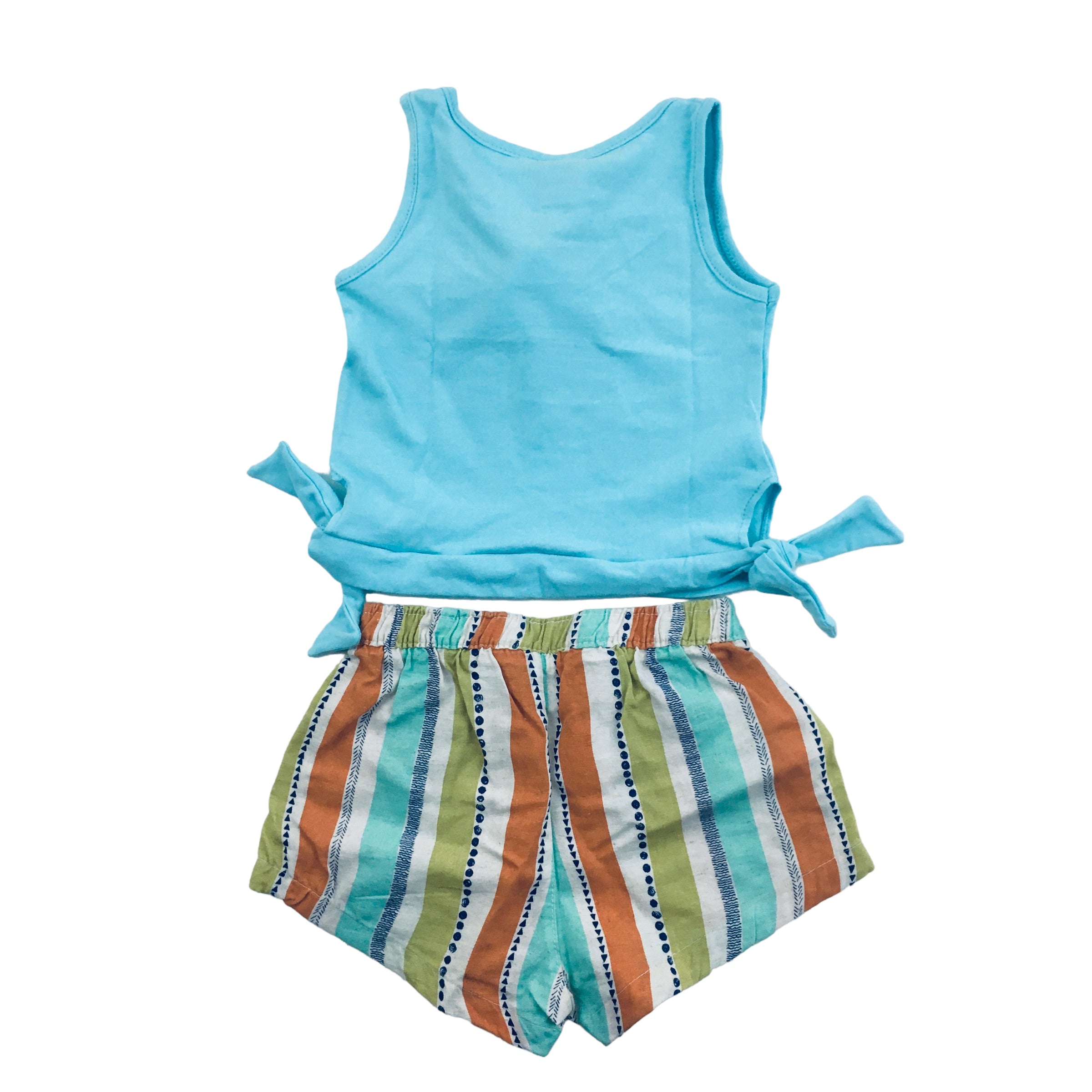 Conjunto Feminina Have Fun Flor E Borboletas Cotton Cambraia